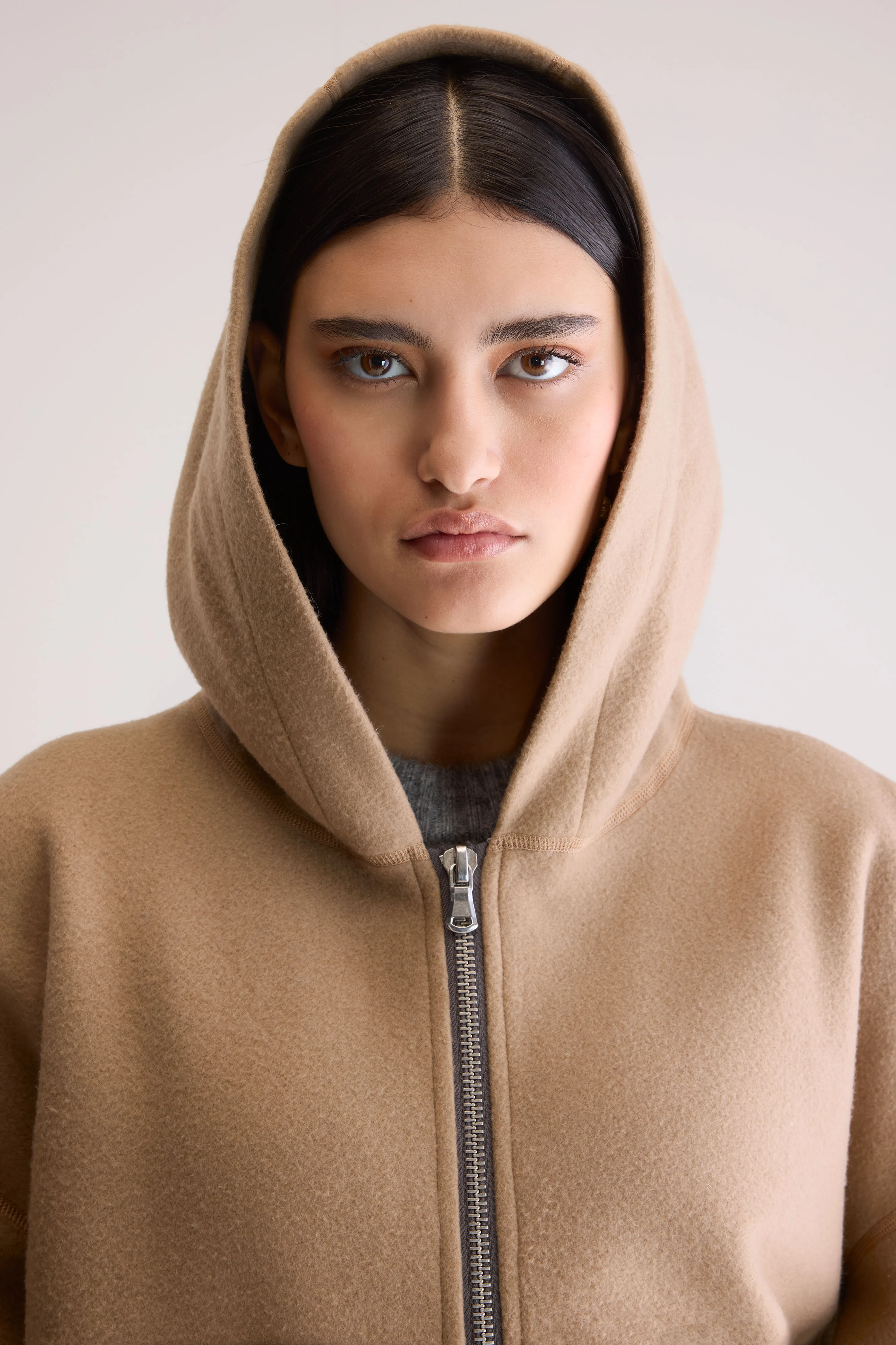 Fannel hooded sweatshirt (252 / W / SOIL) - Image 5