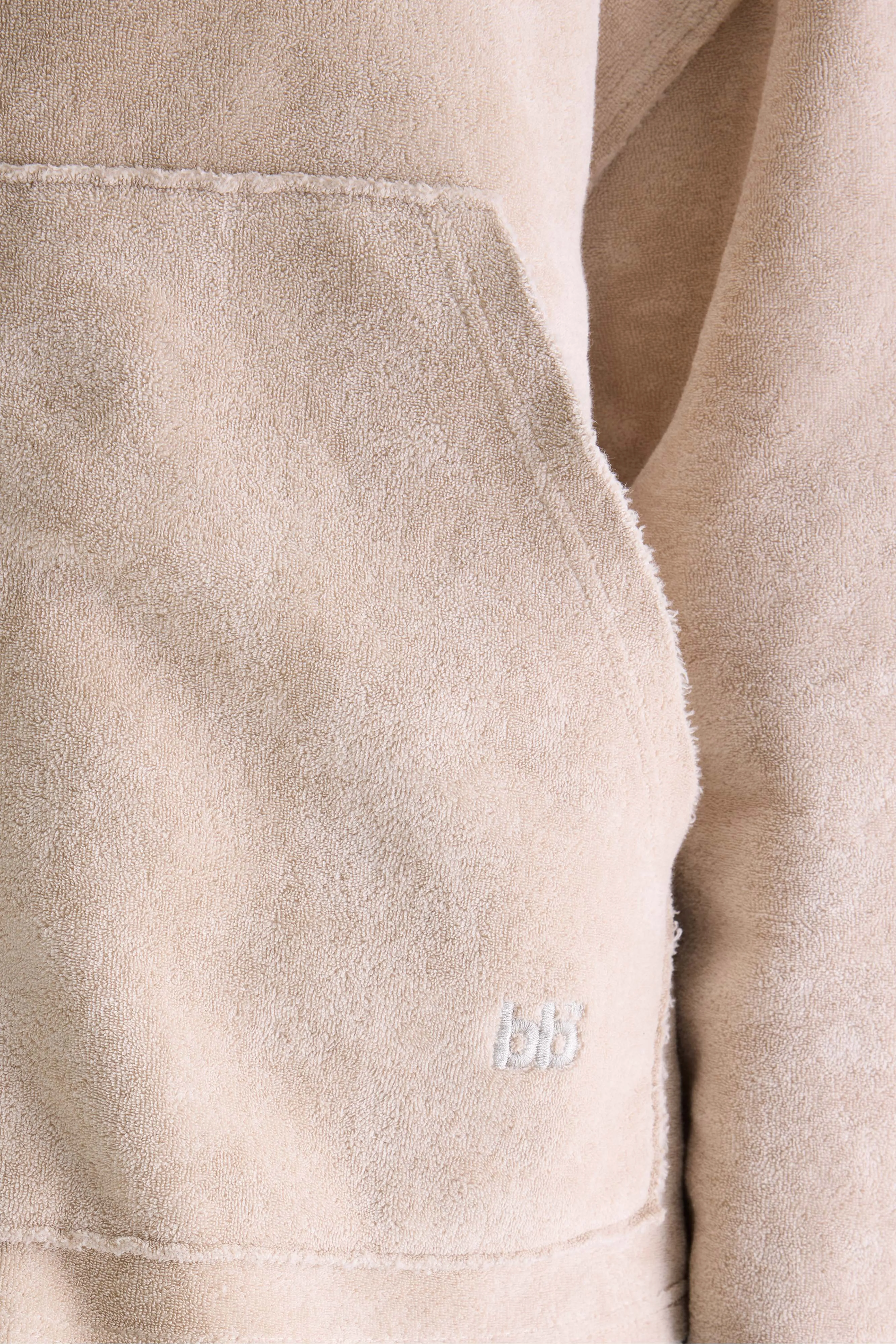 Fannel terry hoodie (252 / W / STONE) - Image 6