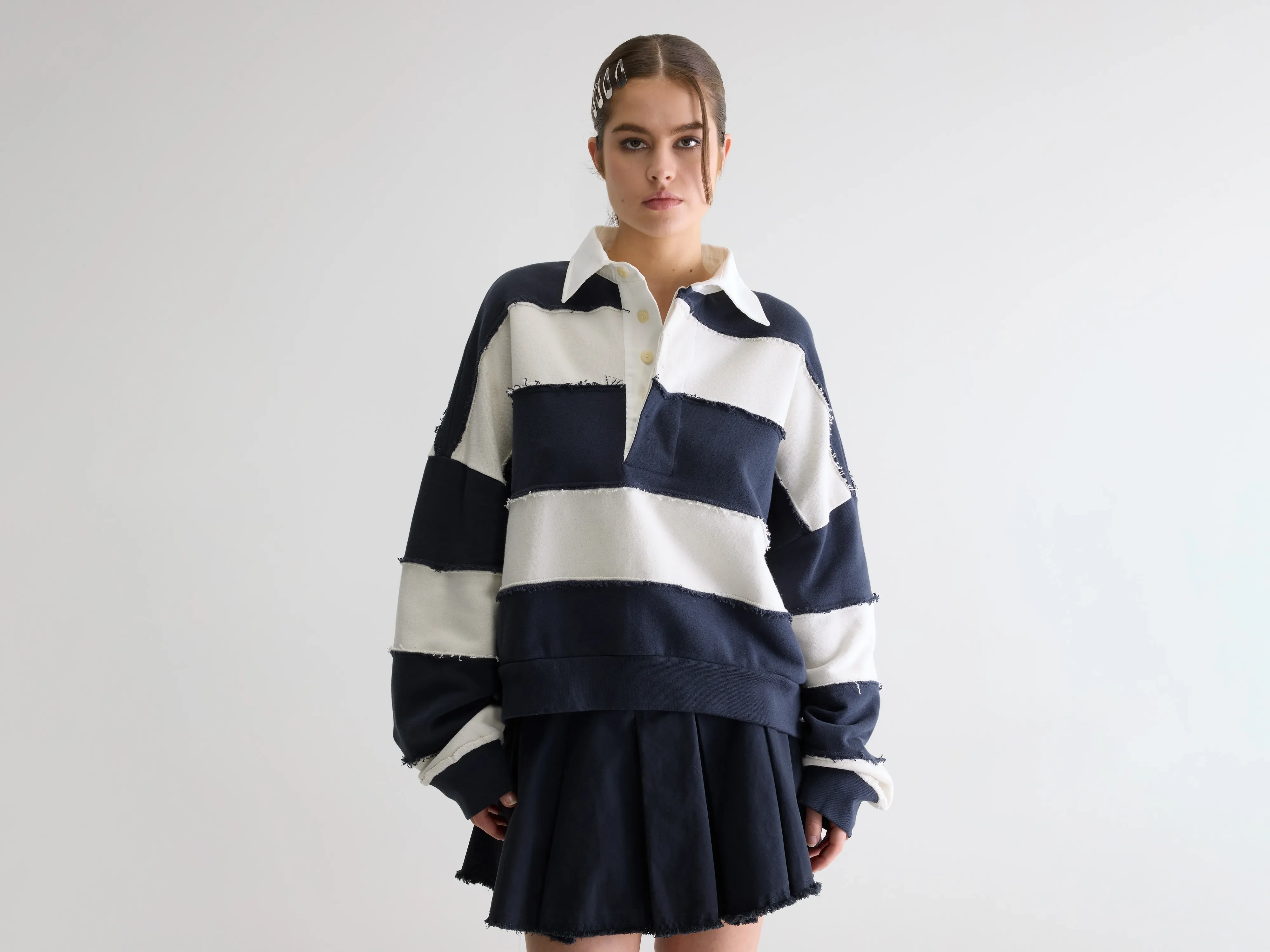 Furen striped rugby sweatshirt (261 / W / COMBO A)