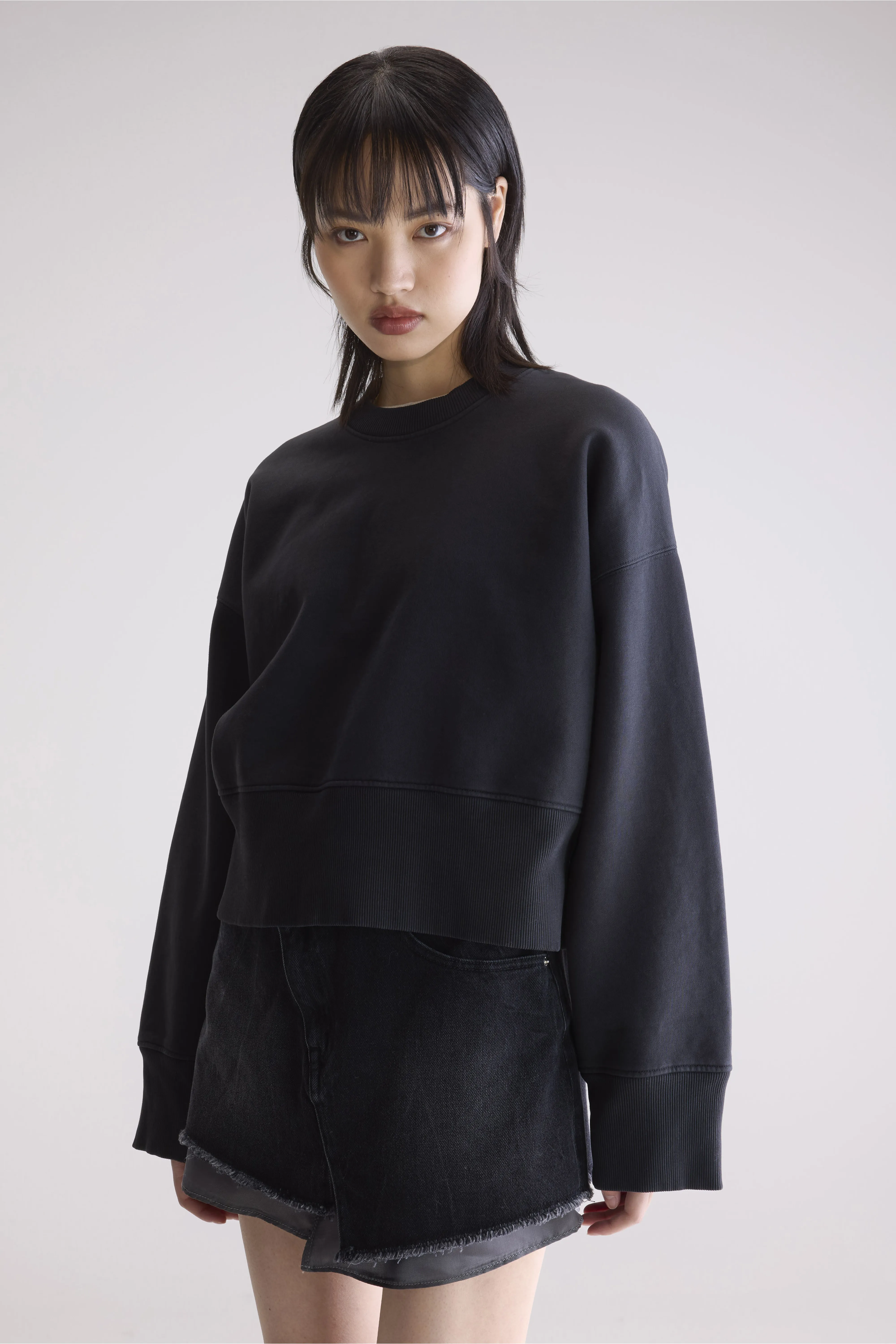 Slenni crewneck sweatshirt (252 / W / ACIER) - Image 2