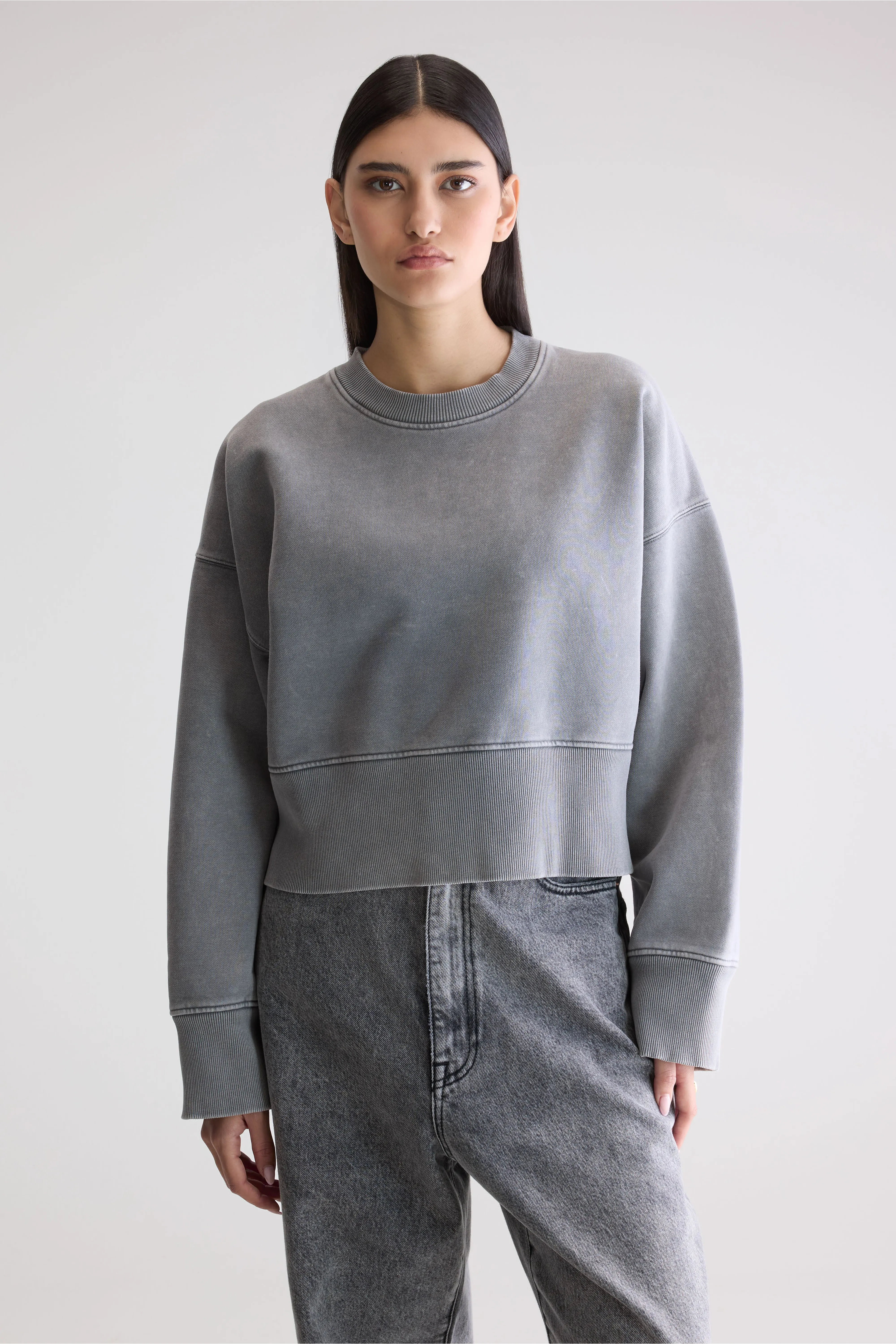 Slenni crewneck sweatshirt (252 / W / IRON) - Image 2