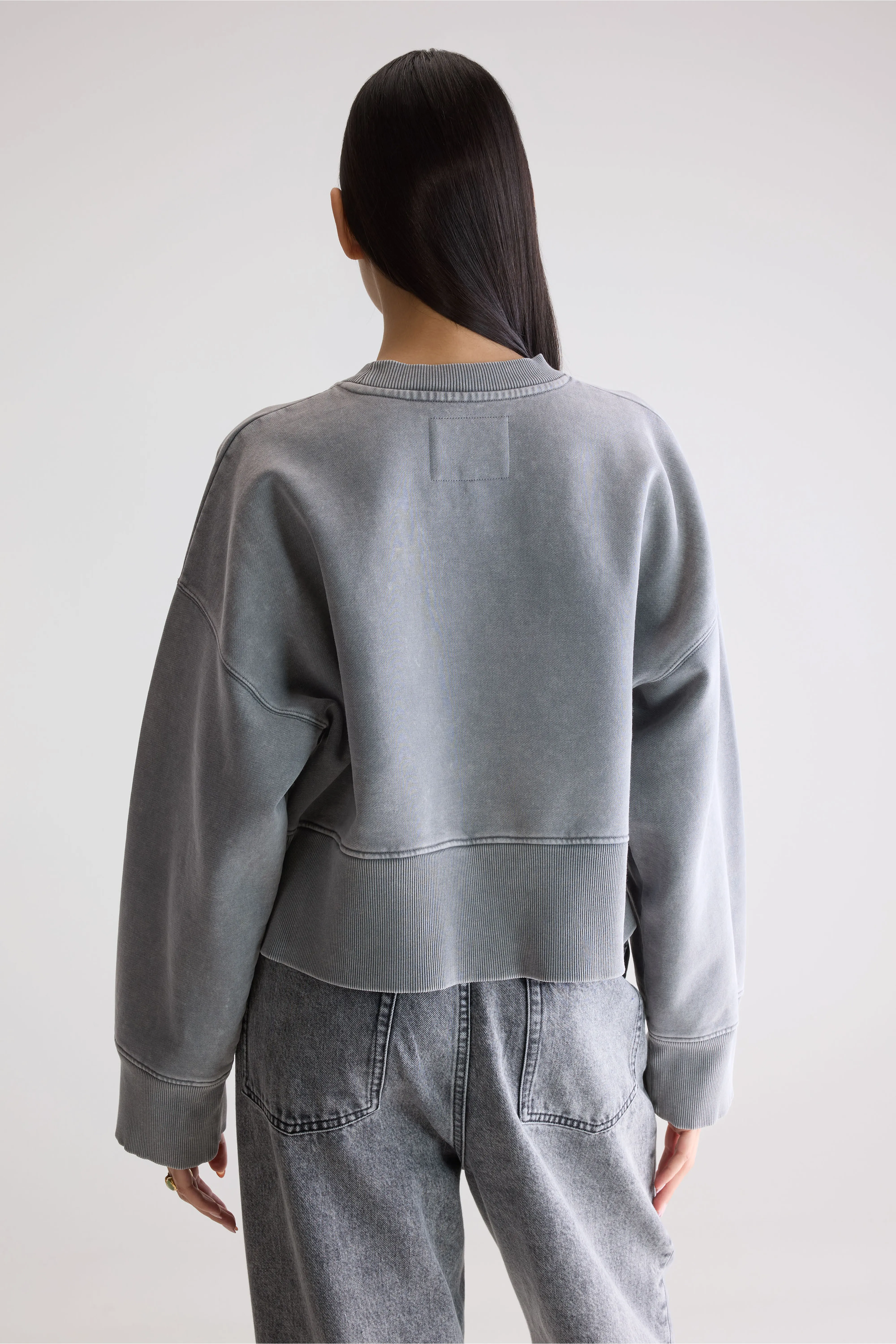 Slenni crewneck sweatshirt (252 / W / IRON) - Image 4
