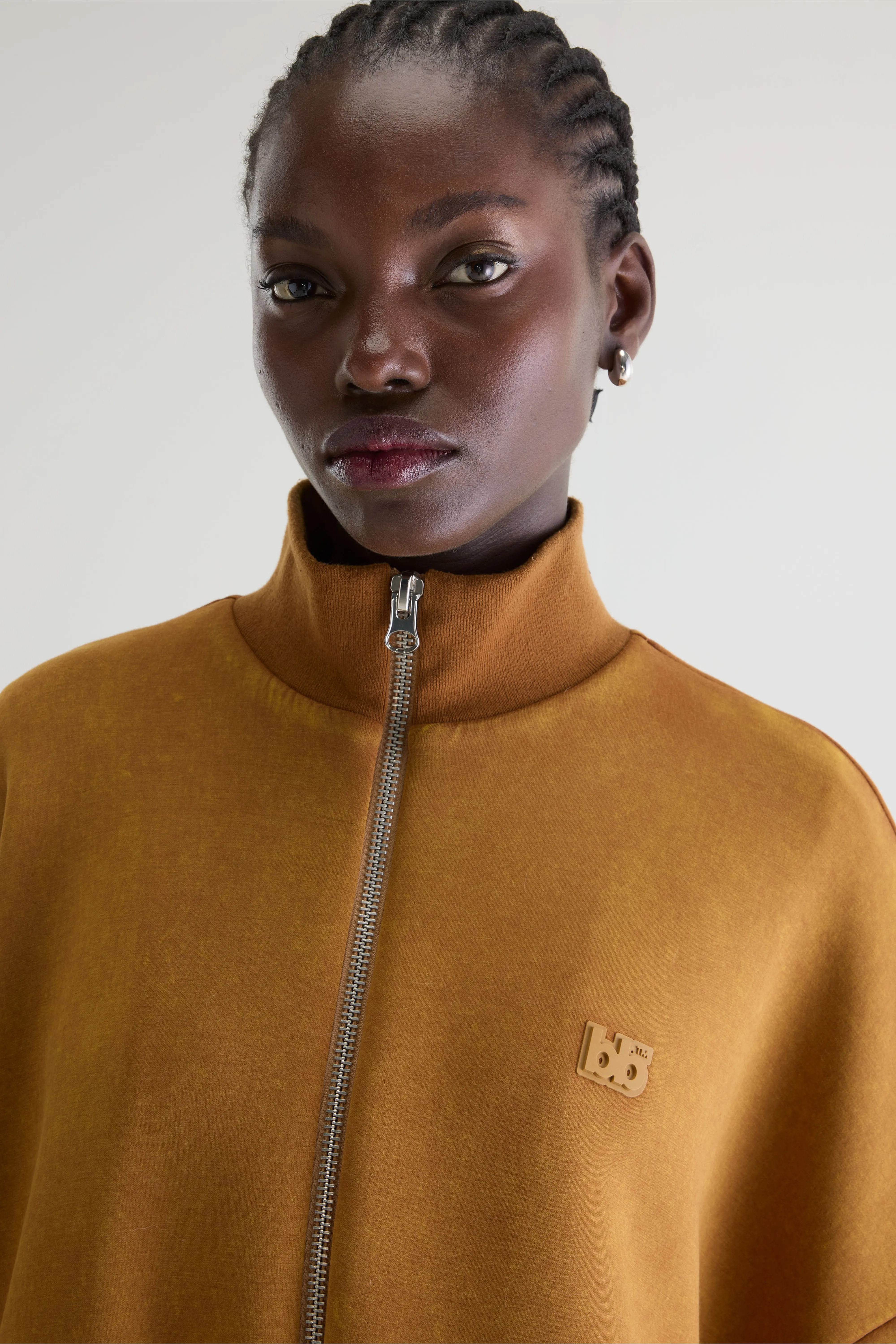 Tallis zip-up sweatshirt (261 / W / CARAMEL) - Image 5