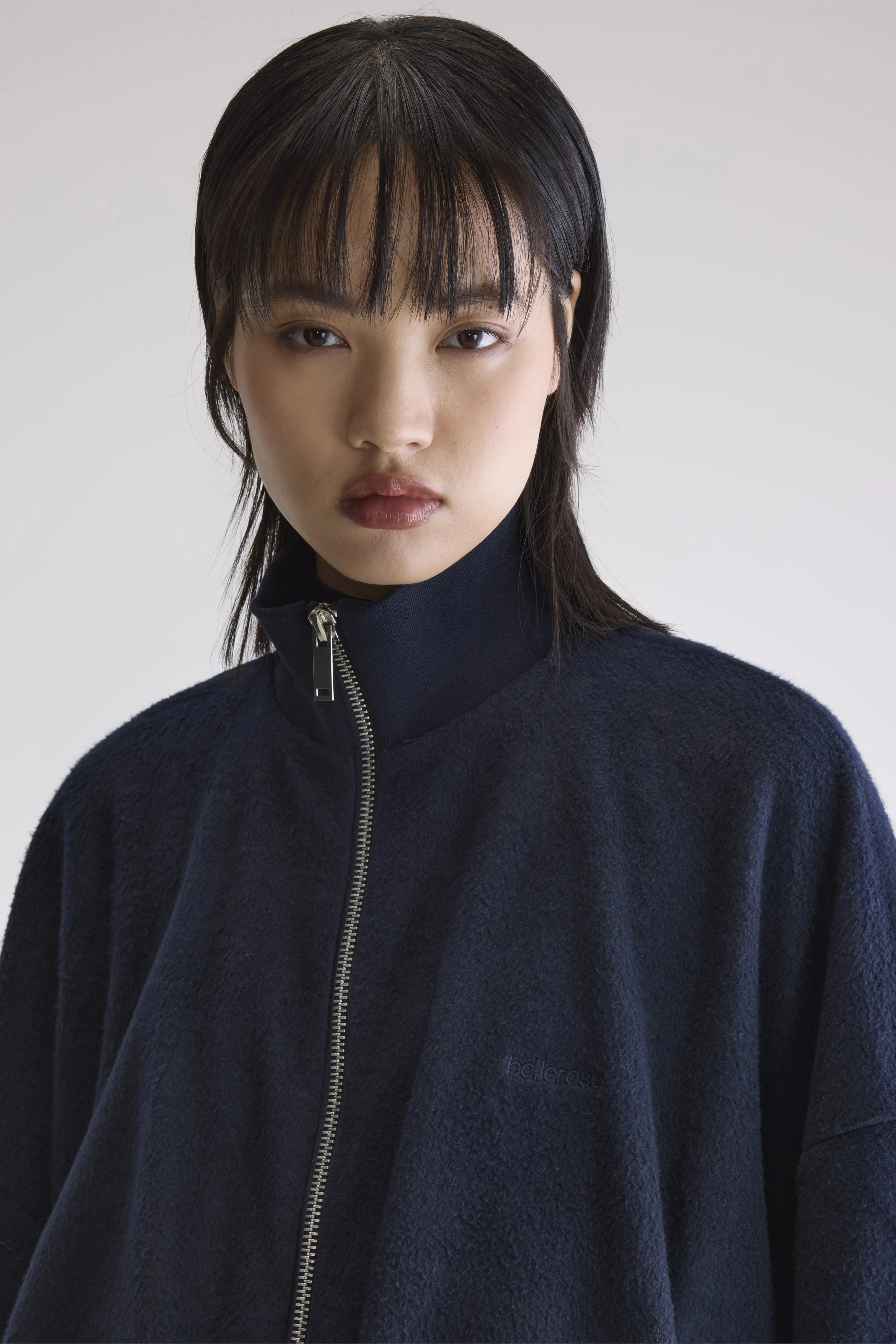 Tallis zip-up sweatshirt (252 / W / NAVY) - Image 5