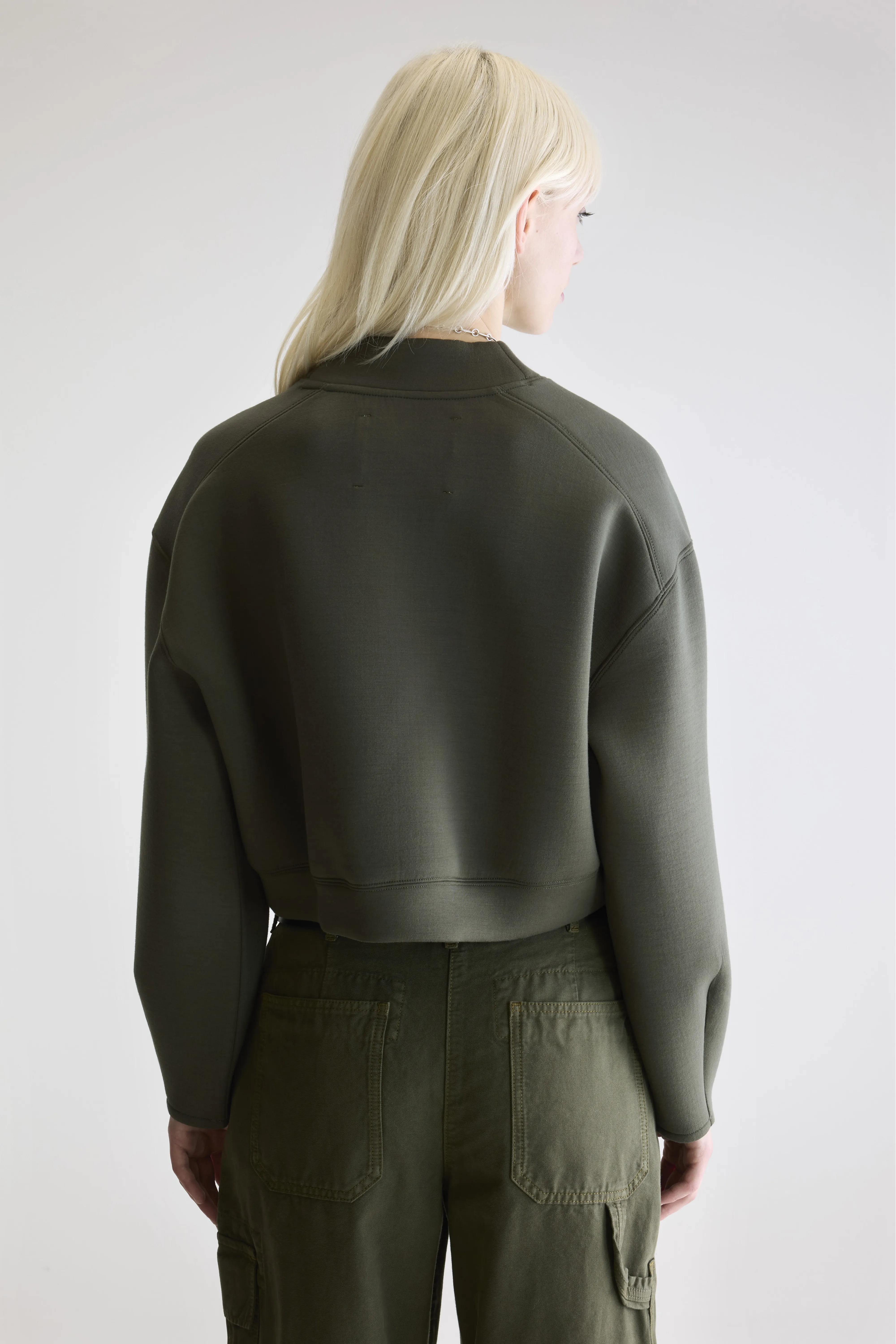 Tashi cropped sweatshirt (252 / W / FOREST) - Image 4