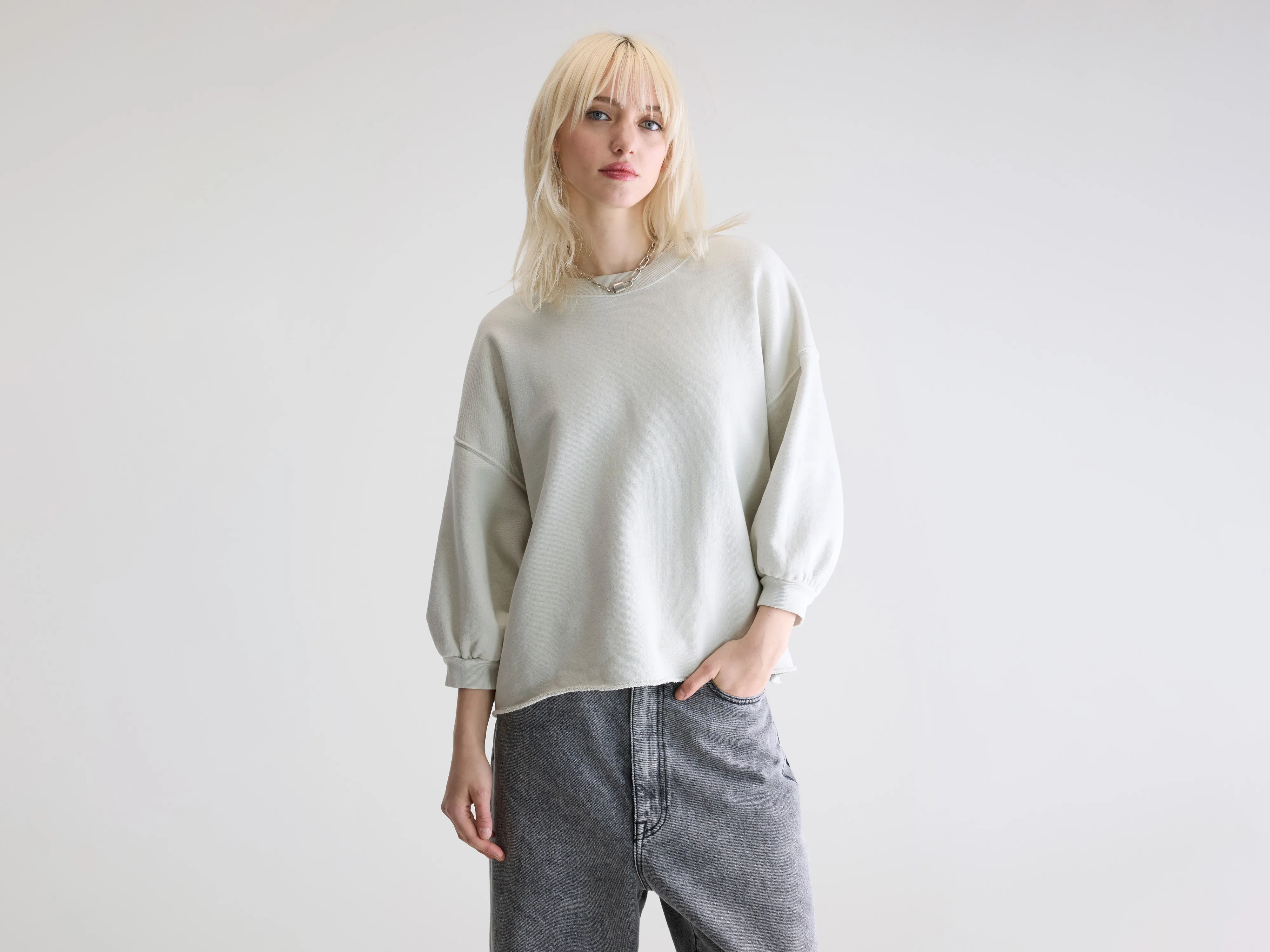 Vicske crewneck sweatshirt (252 / W / NUAGE)