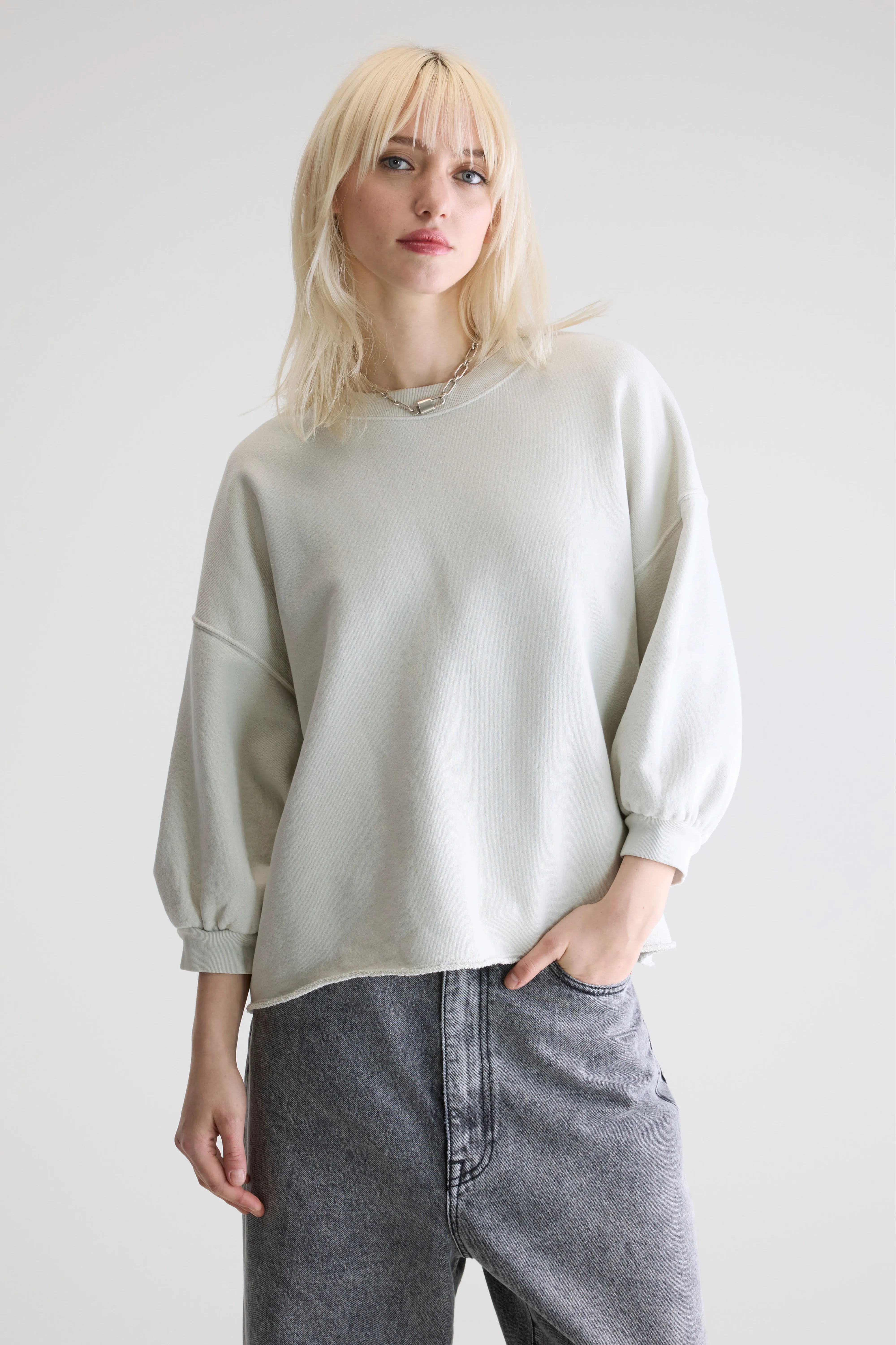Vicske crewneck sweatshirt (252 / W / NUAGE) - Image 2