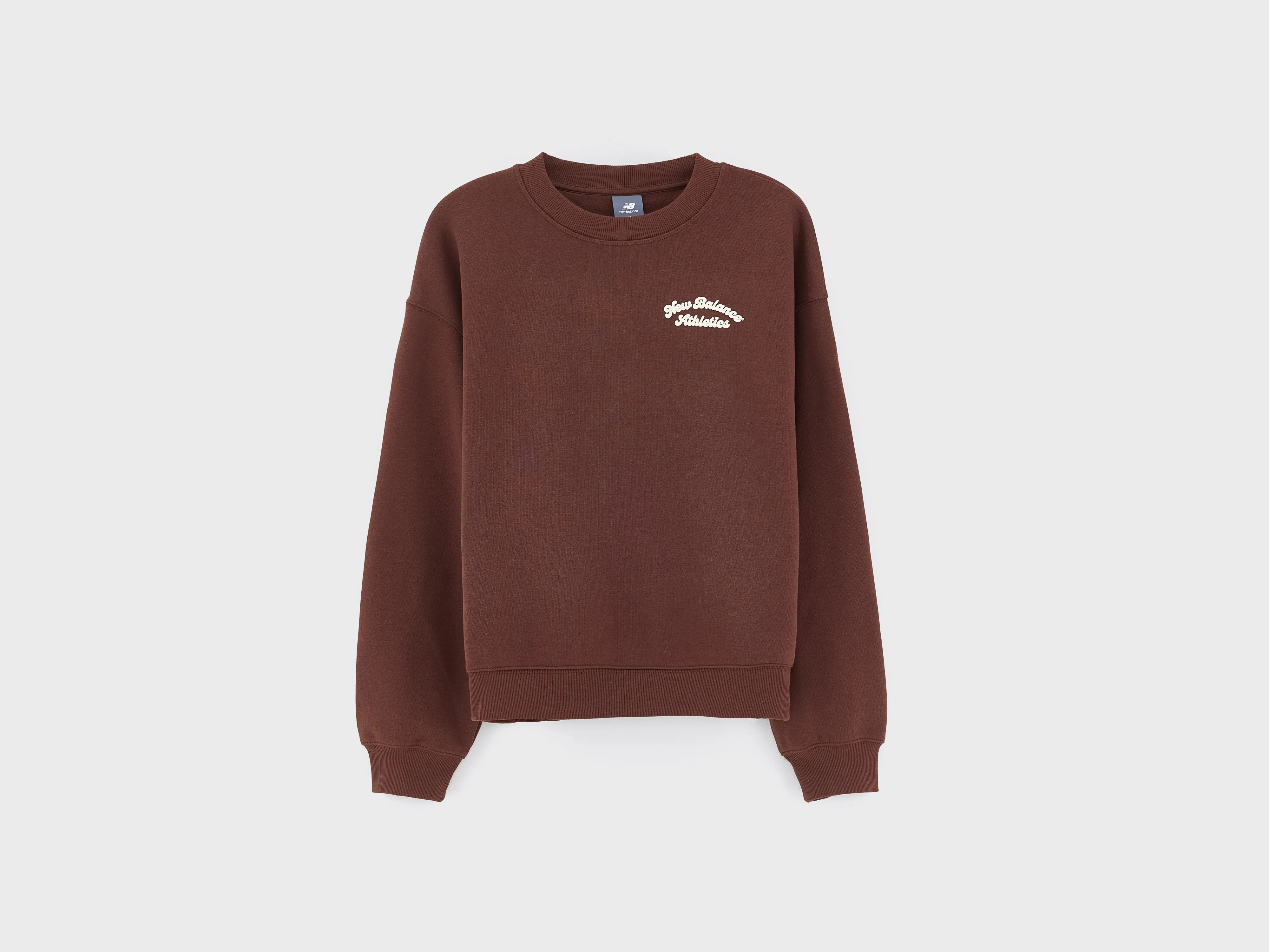 Linear Heritage Fleece Crew Sweatshirt  (252 / W / BROWN)