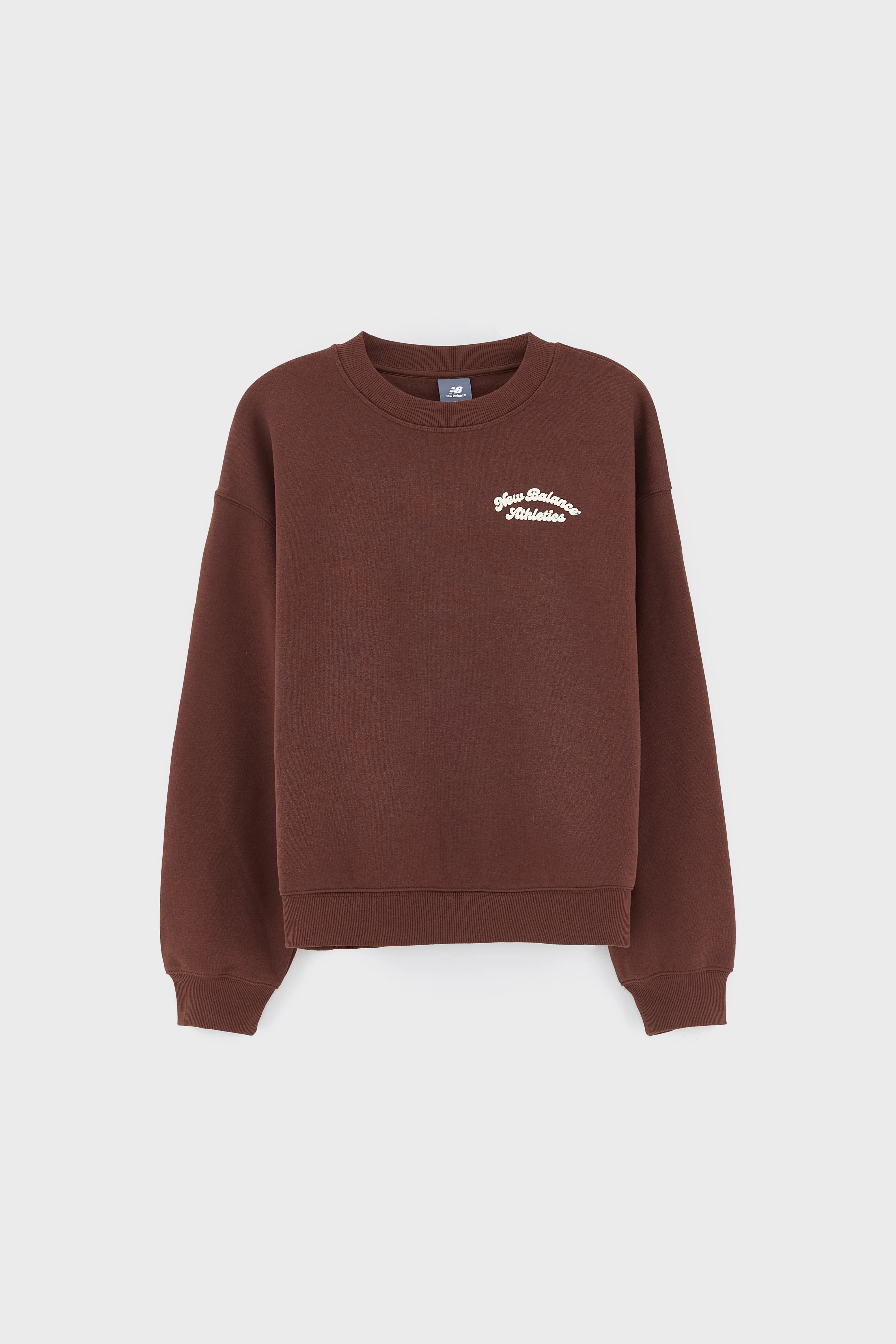 Linear Heritage Fleece Crew Sweatshirt  (252 / W / BROWN) - Image 2
