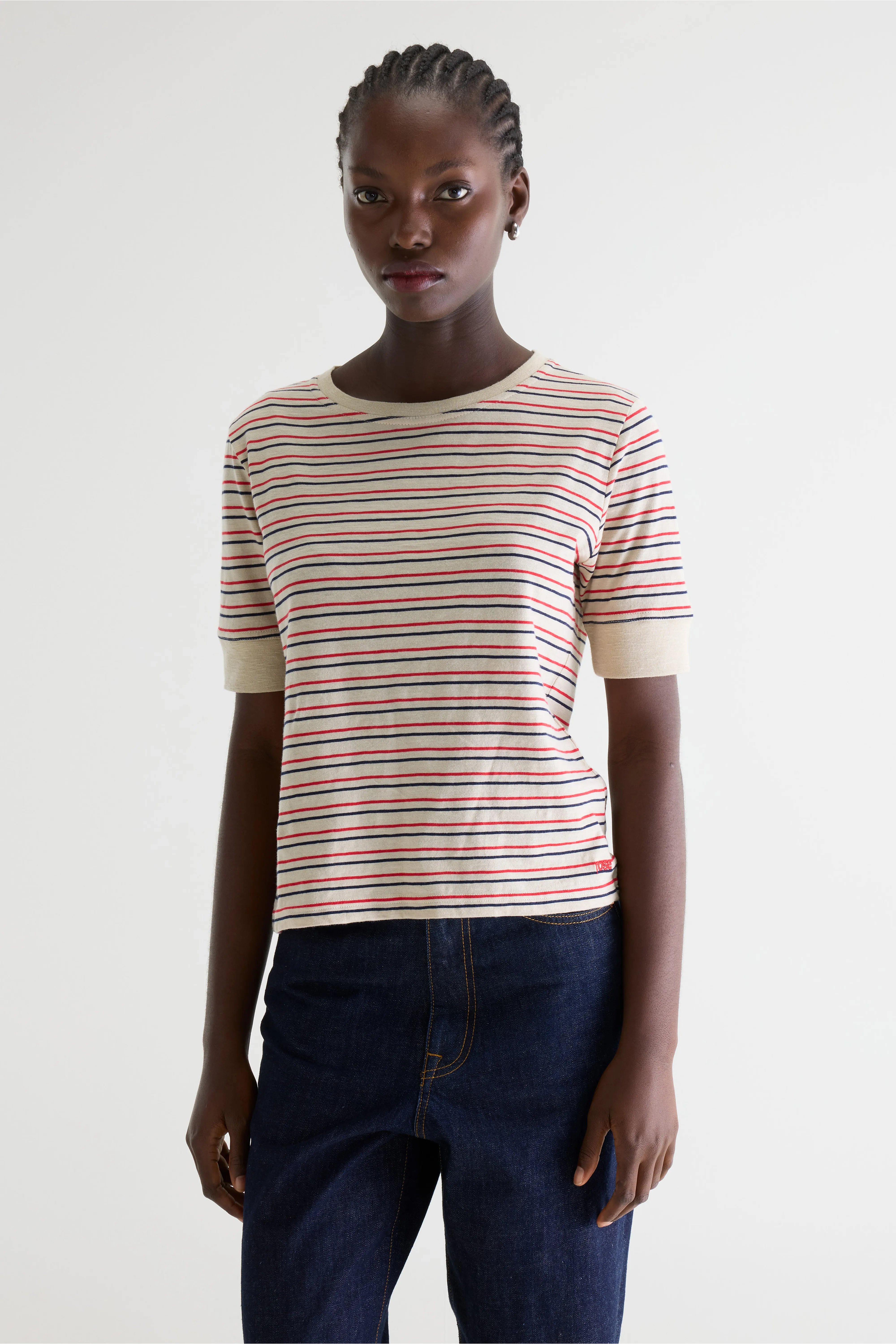 Cias slim striped t-shirt (261 / W / STRIPE A) - Image 2