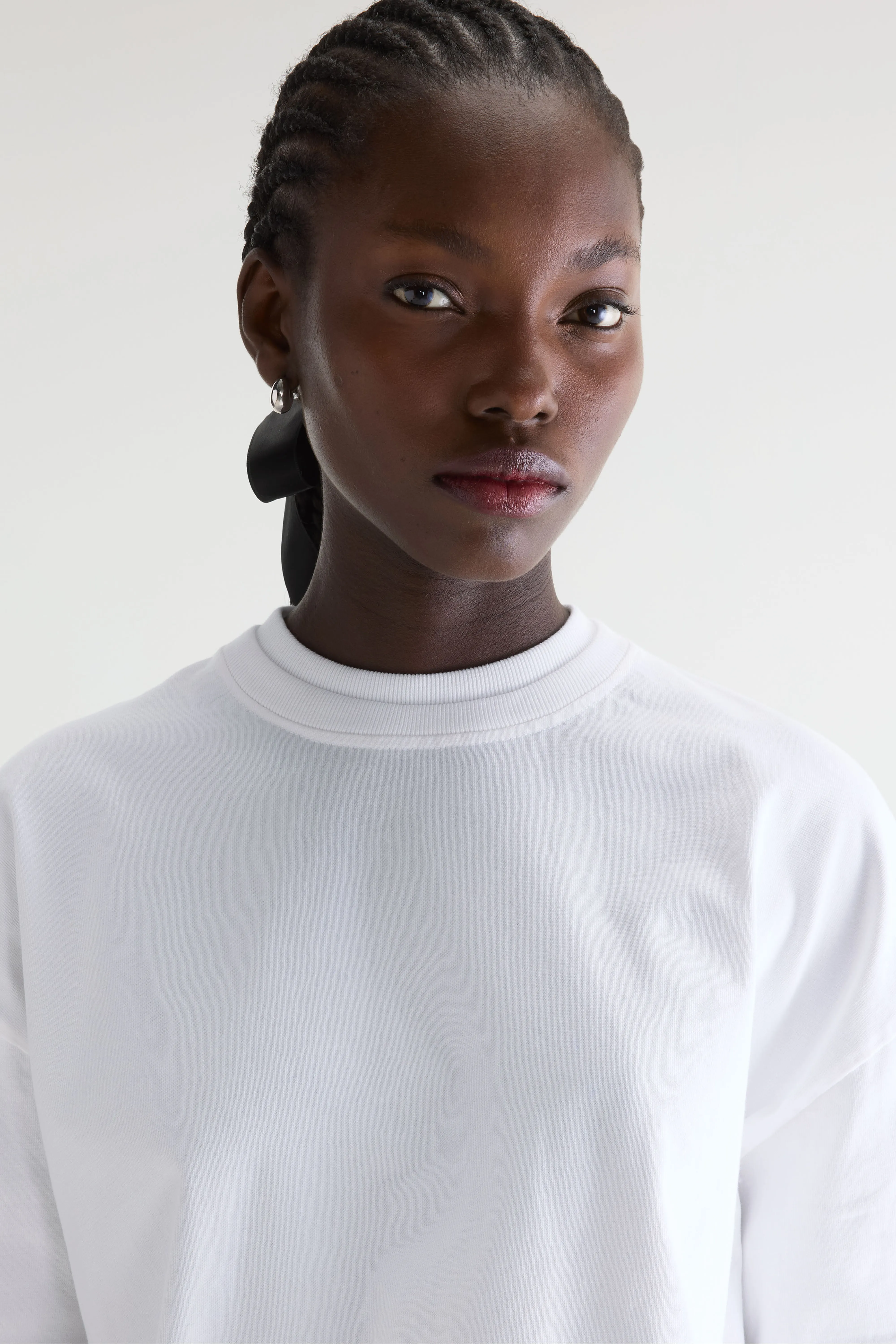 Fan cropped t-shirt (261 / W / WHITE) - Image 6