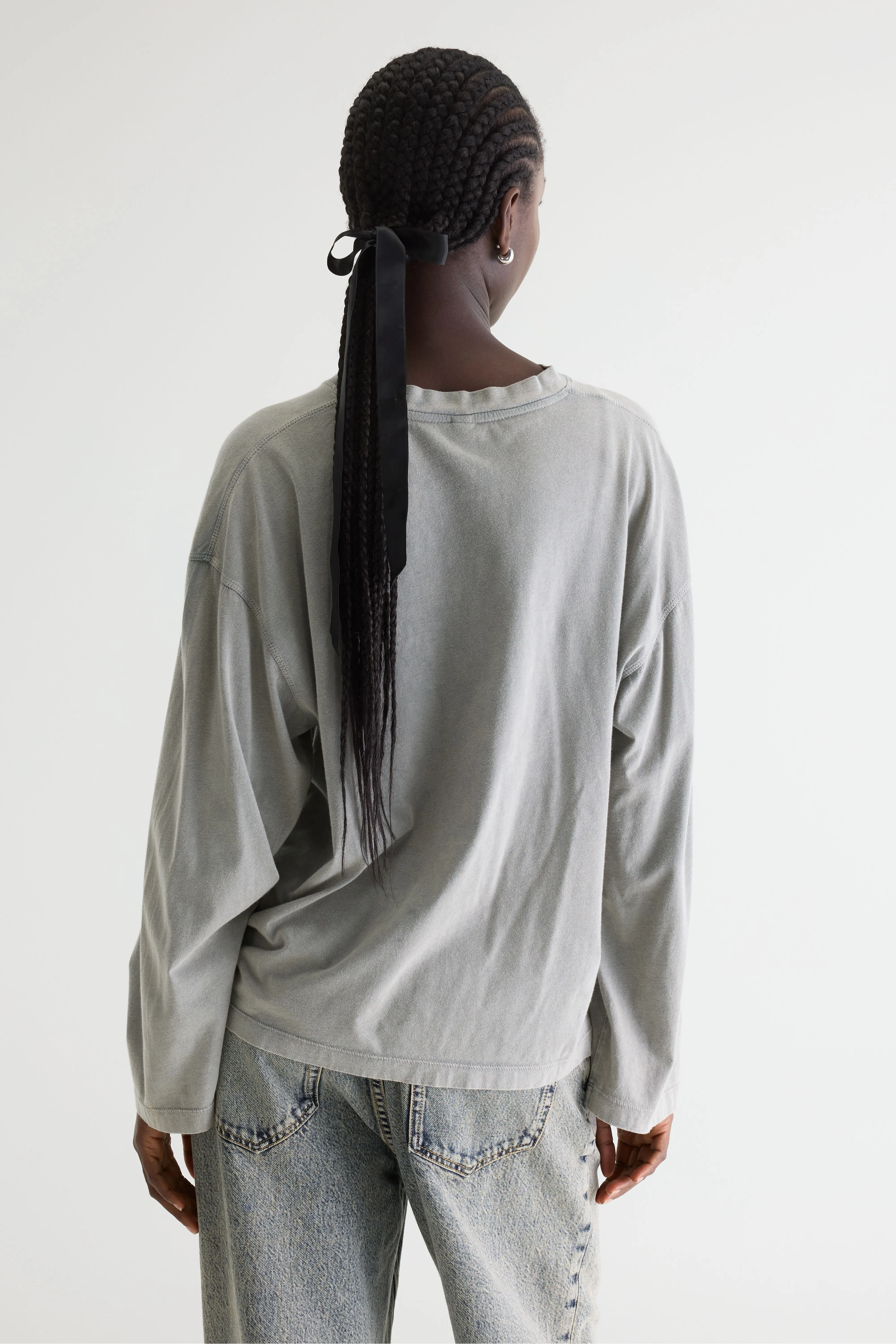 Fandy long sleeve t-shirt (261 / W / BITUME) - Image 4