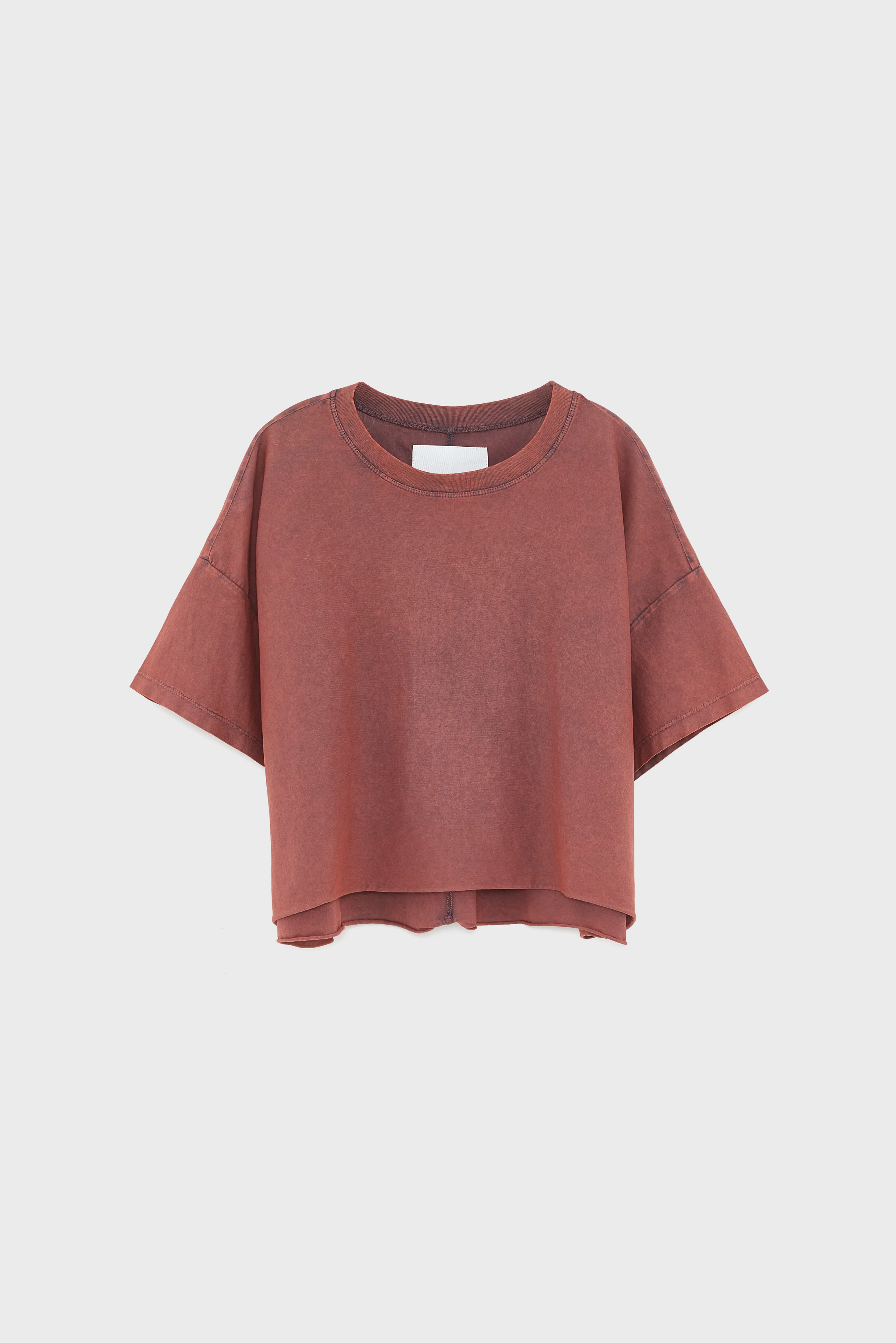 Farpy cropped t-shirt (252 / W / WINE) - Image 7