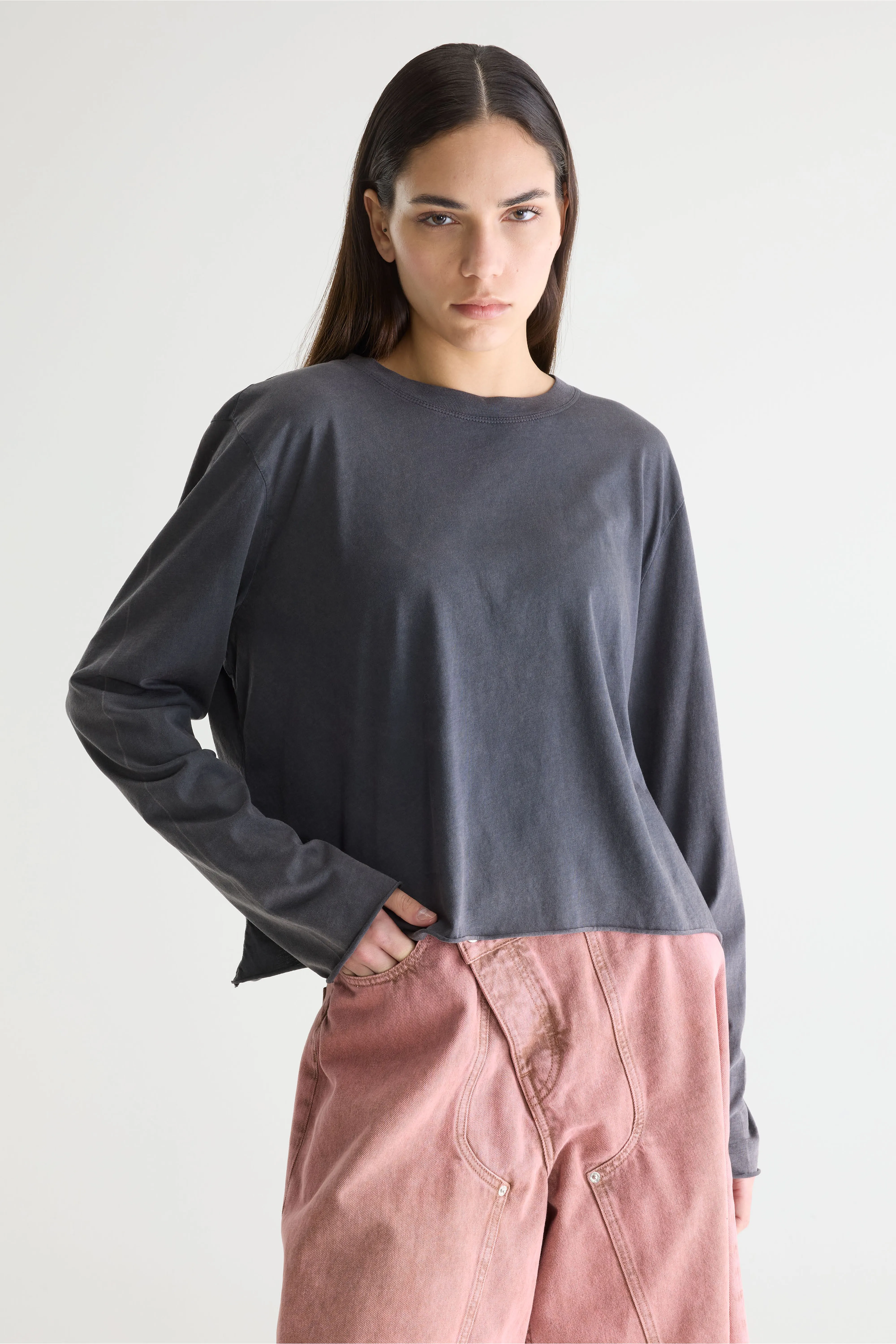 Fercy long-sleeve t-shirt (261 / W / BLACK BEAUTY) - Image 2