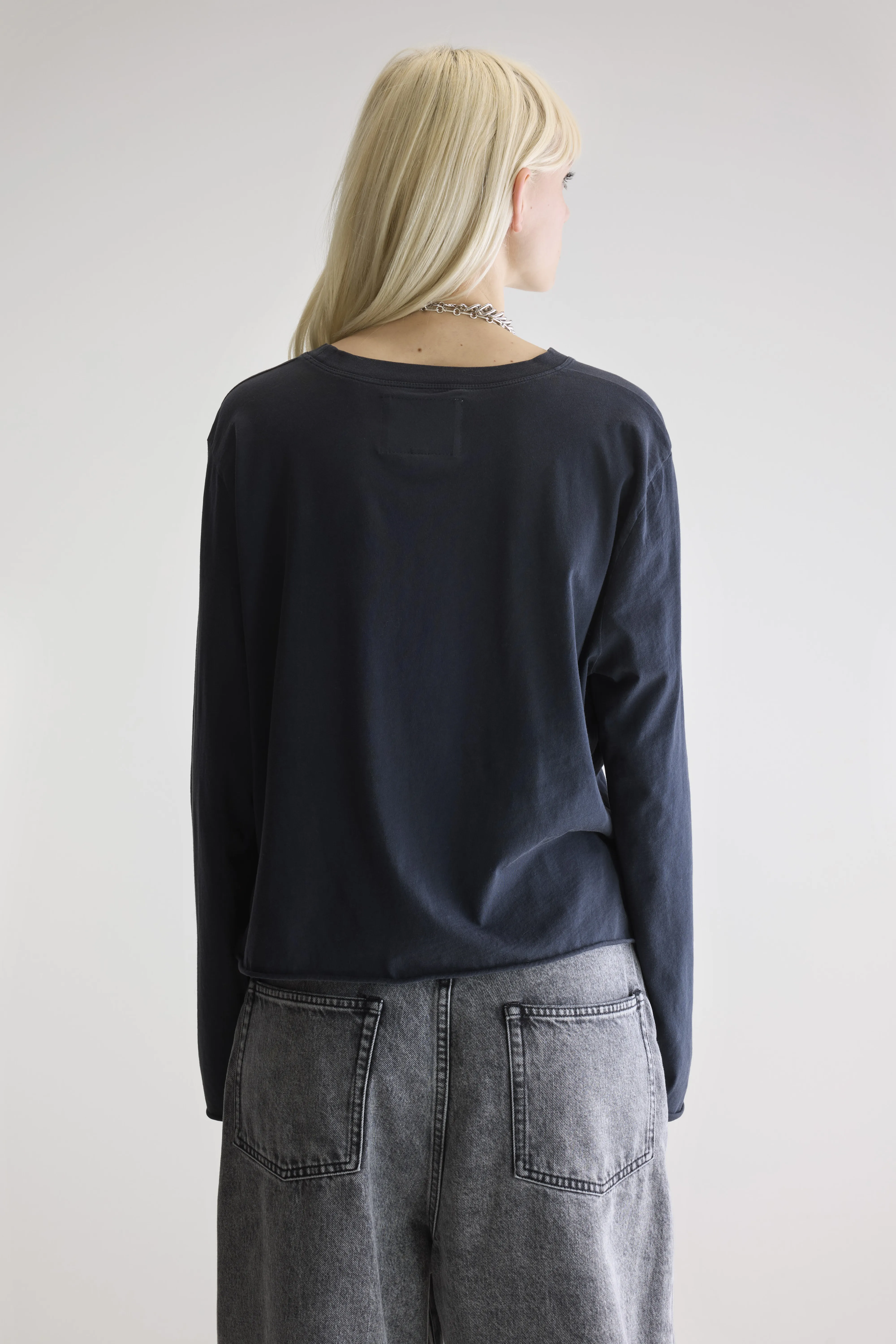 Fercy long-sleeve t-shirt (252 / W / BLACK BLUE) - Image 4