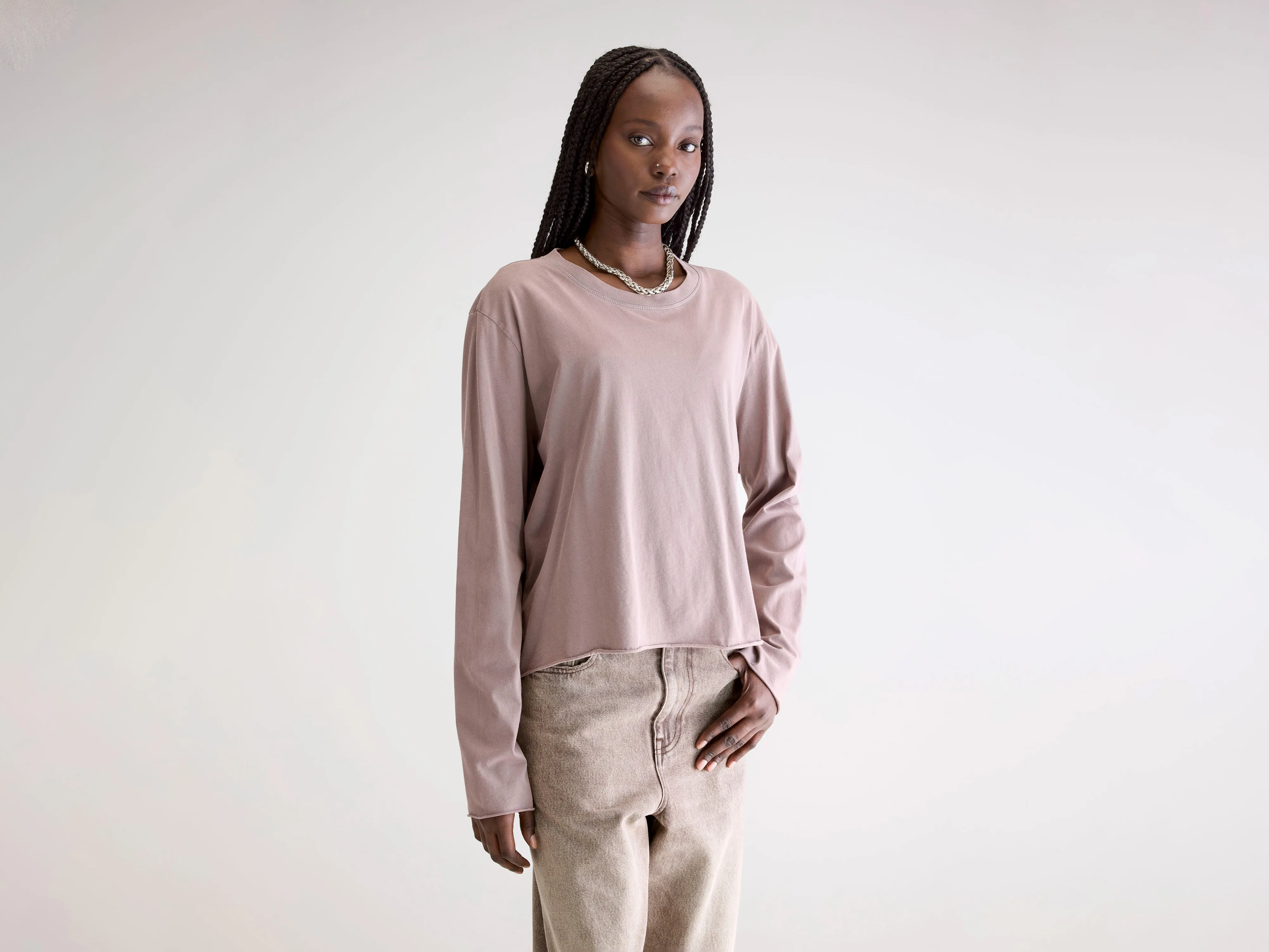 Fercy long-sleeve t-shirt (252 / W / PEEL)