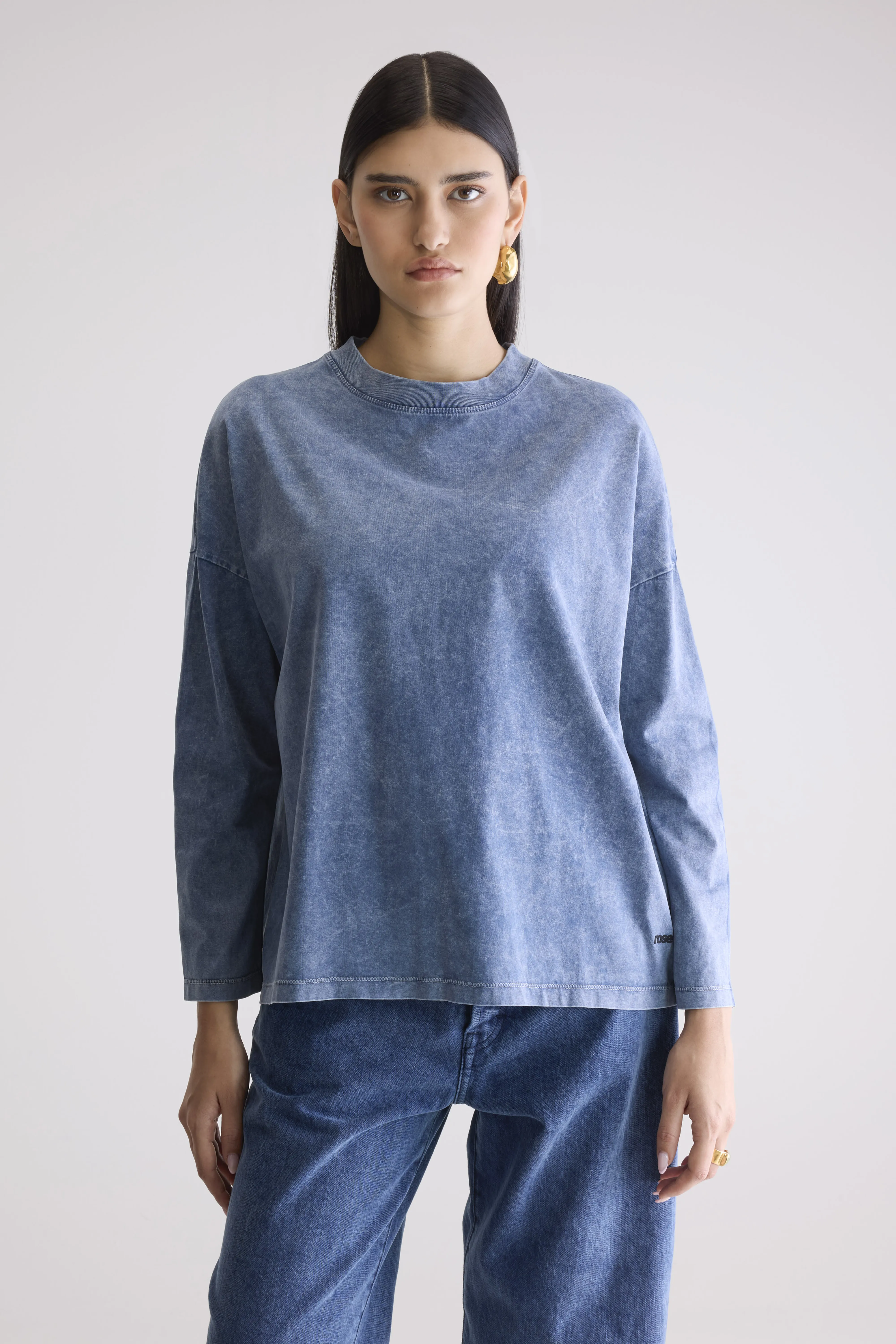 Filio long sleeve t-shirt (252 / W / BLUE JEANS) - Image 2