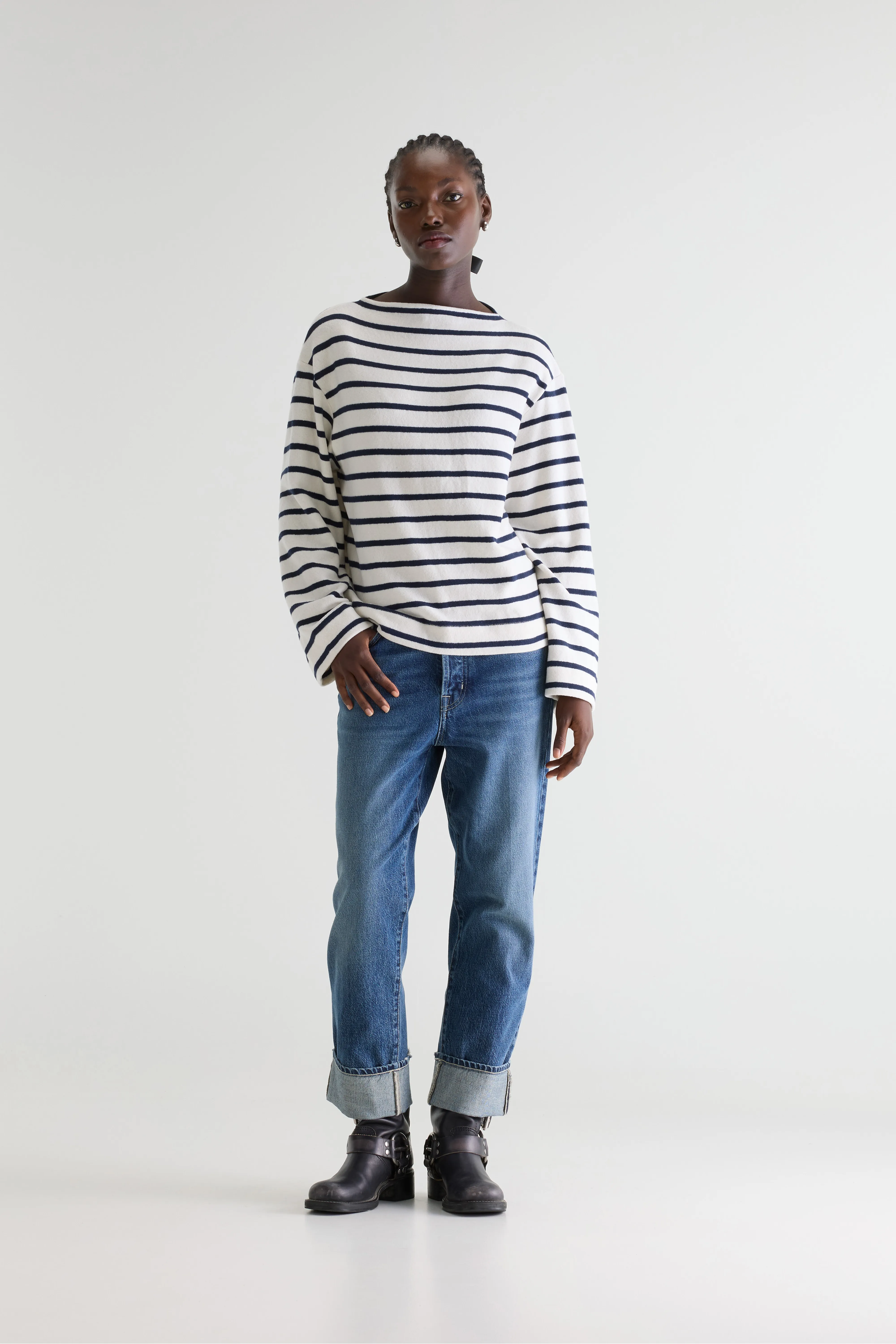 Fonsy relaxed t-shirt (252 / W / STRIPE E) - Image 3