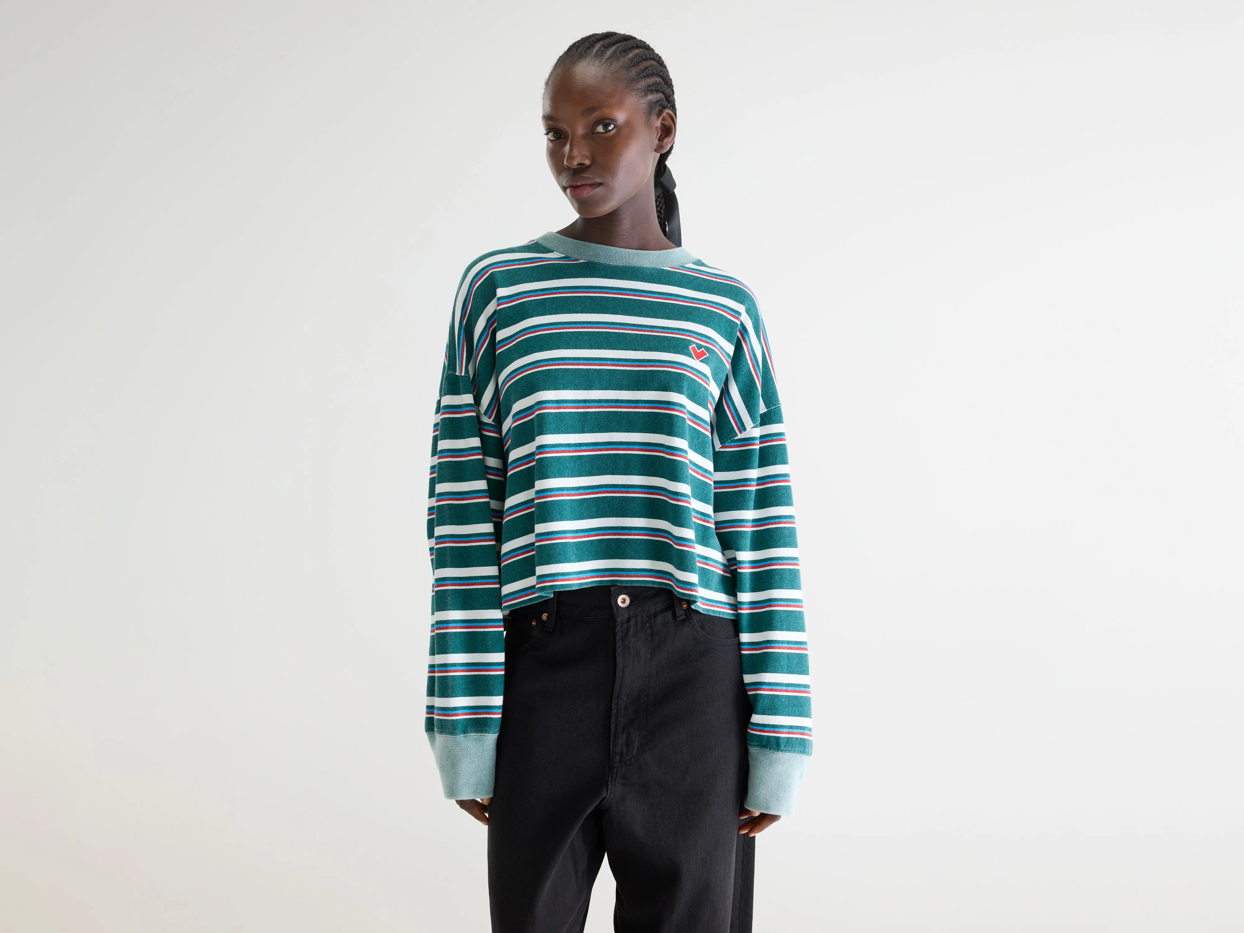 Franto long-sleeve t-shirt (261 / W / STRIPE B)