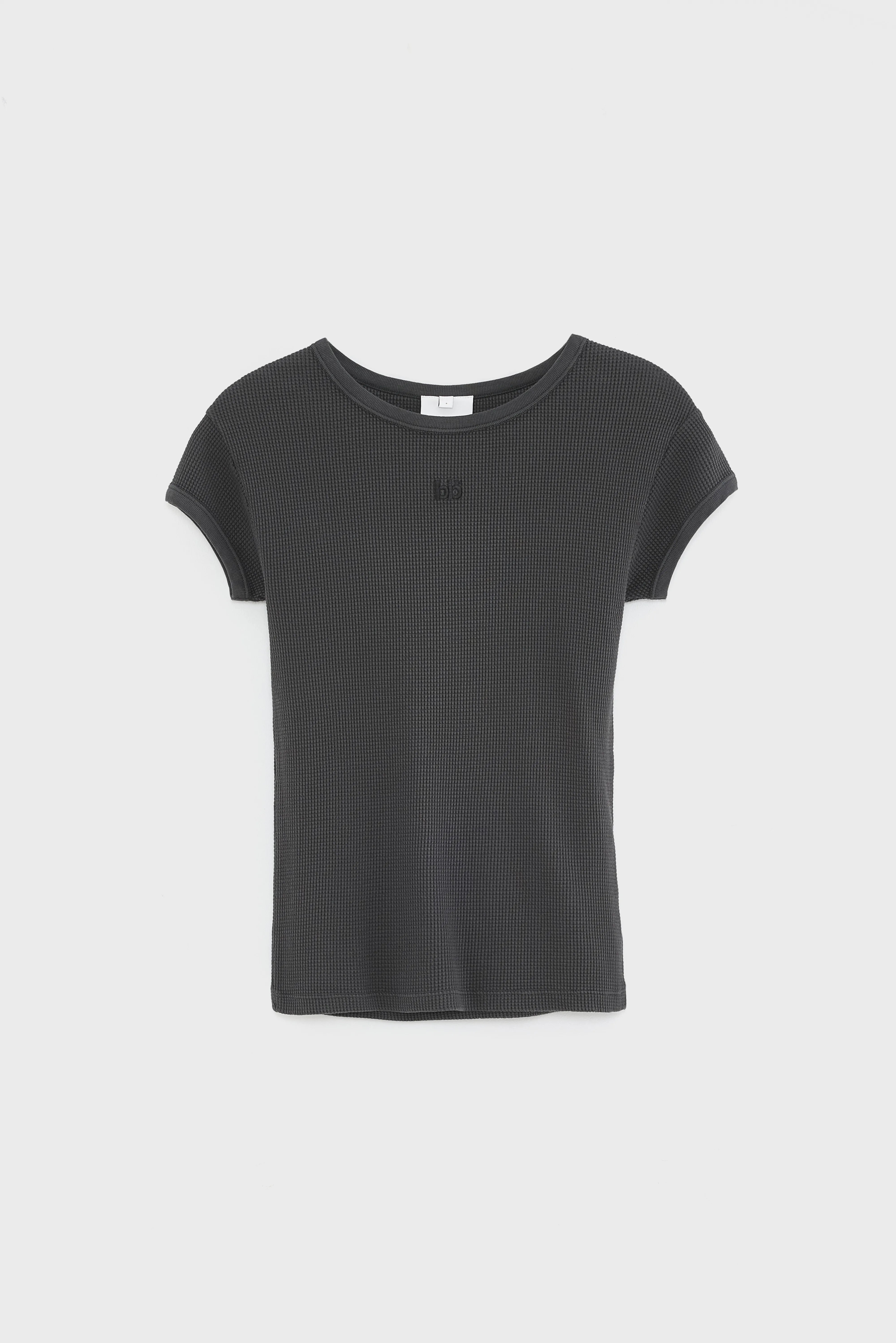 Mali ribbed t-shirt (261 / W / BLACK SAND) - Image 7