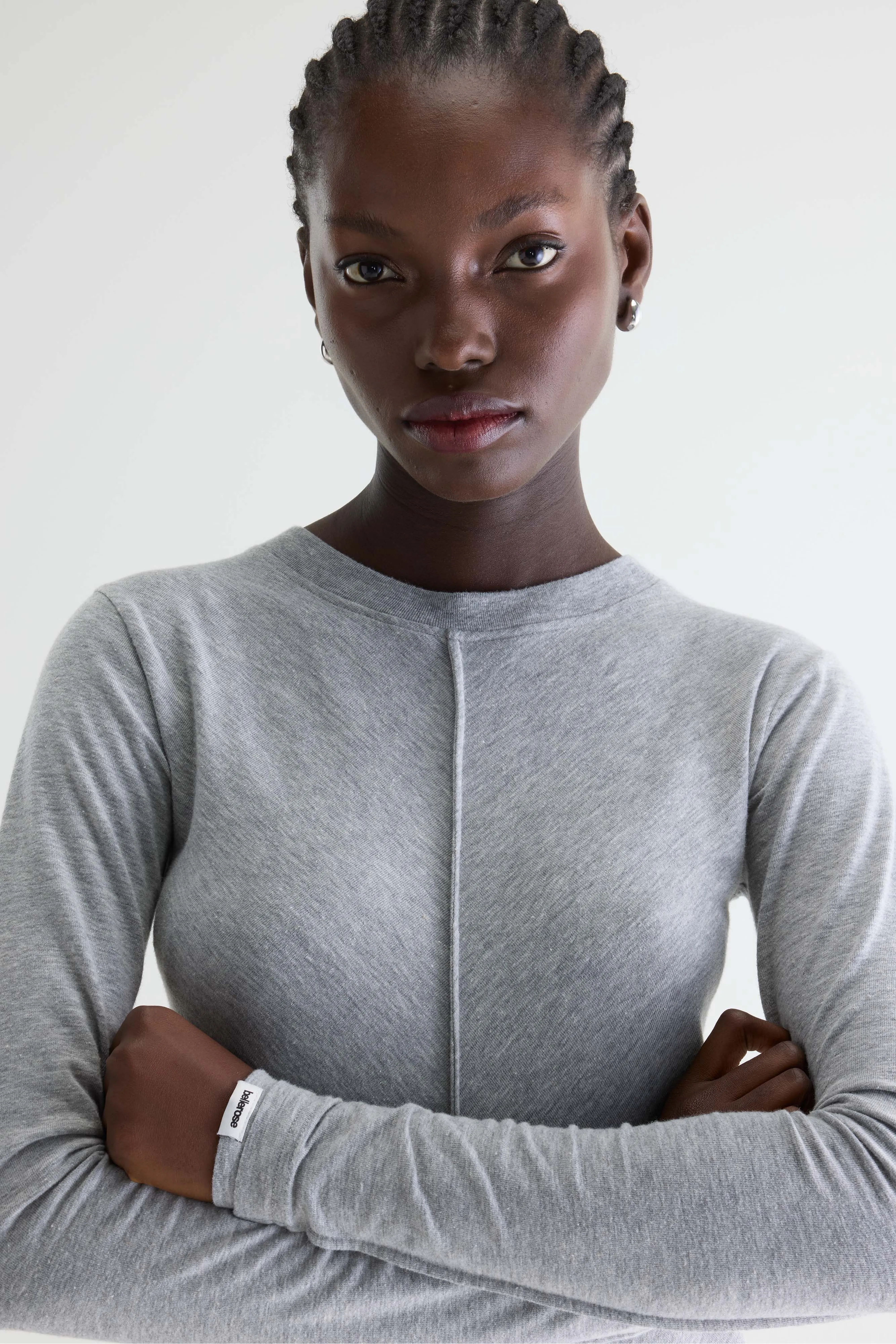 Mendy long-sleeve t-shirt (261 / W / H. GREY) - Image 5