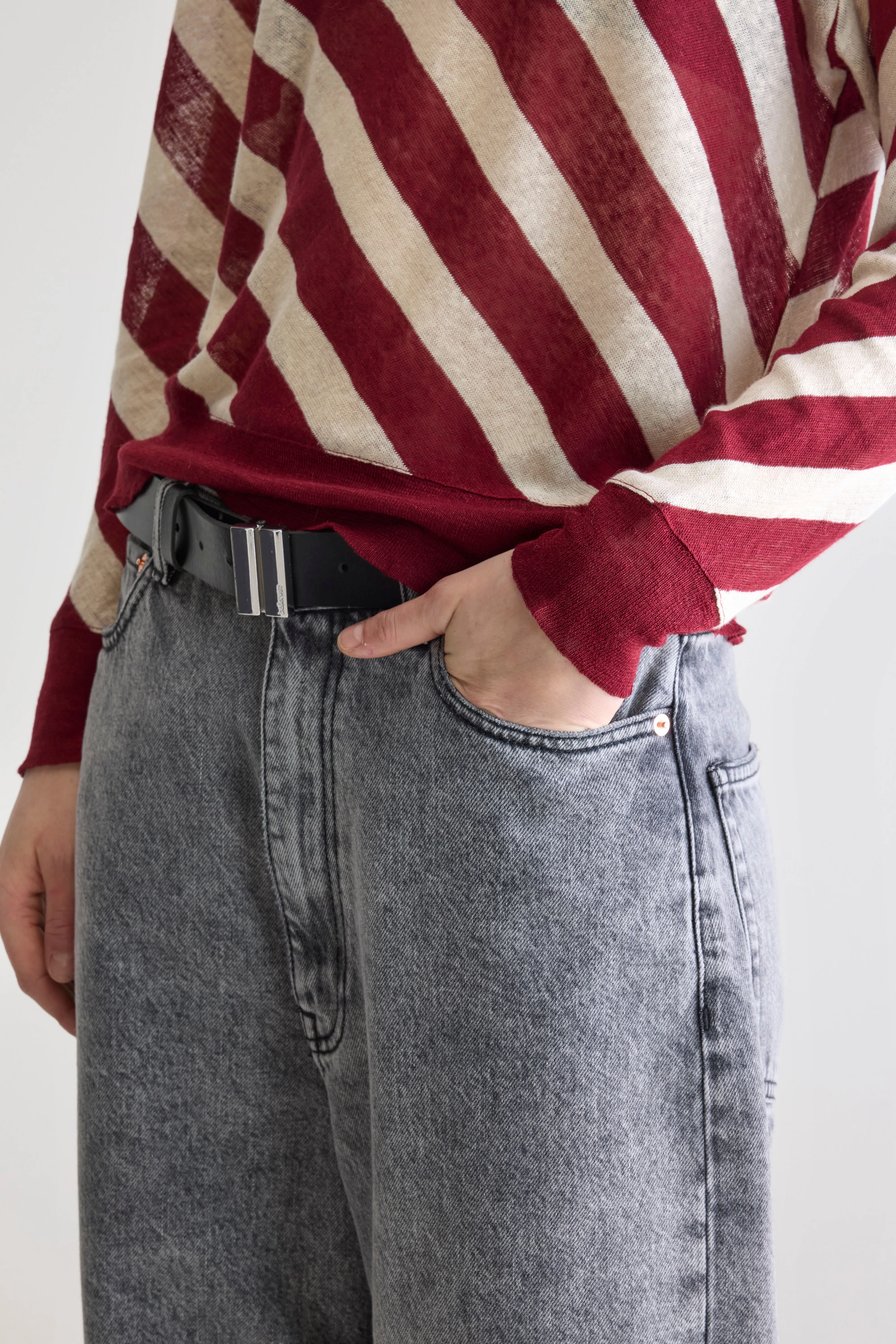 Senia relaxed t-shirt (252 / W / STRIPE A) - Image 6