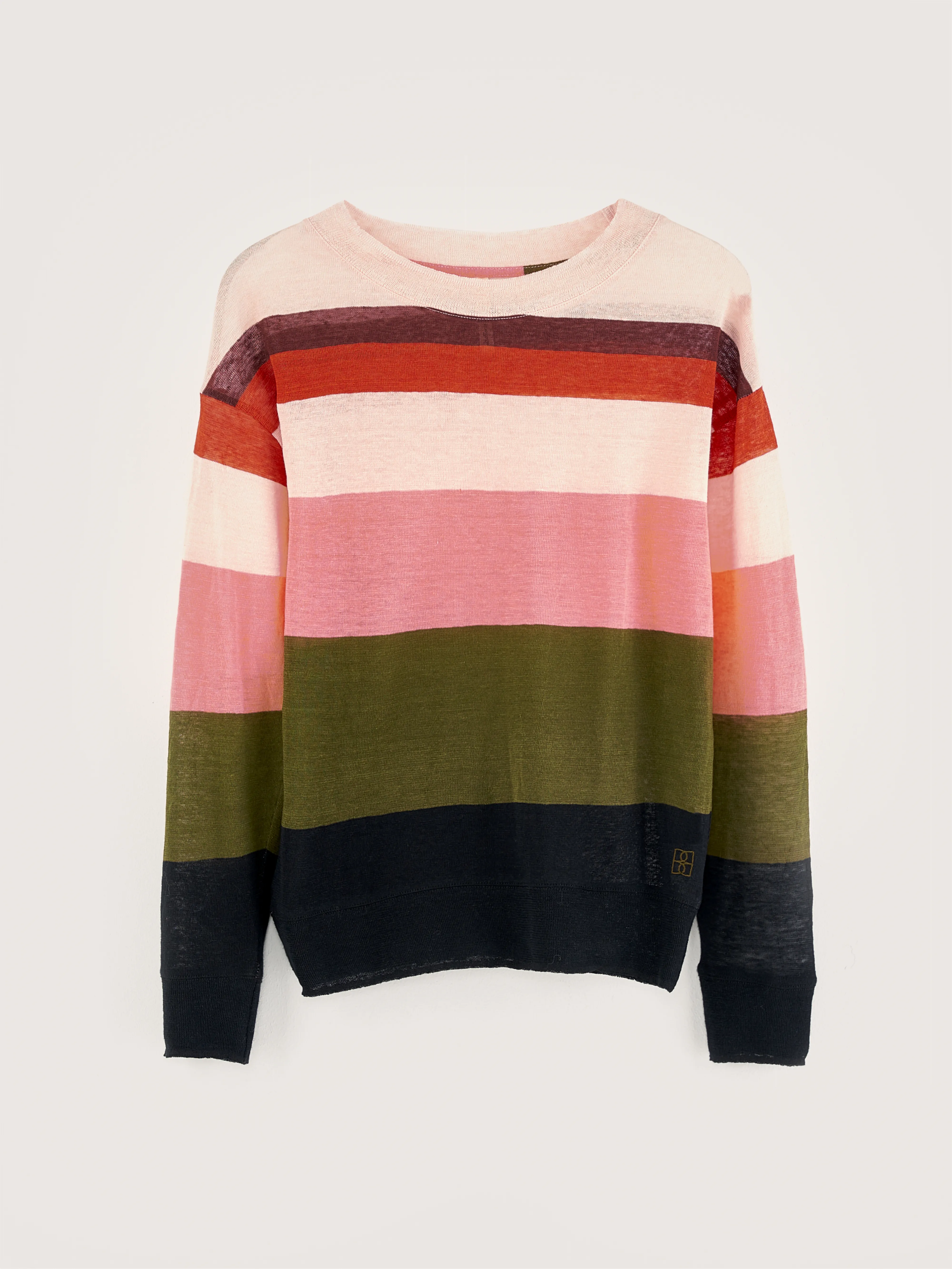 Senia relaxed t-shirt (242 / W / STRIPE B) - Image 7