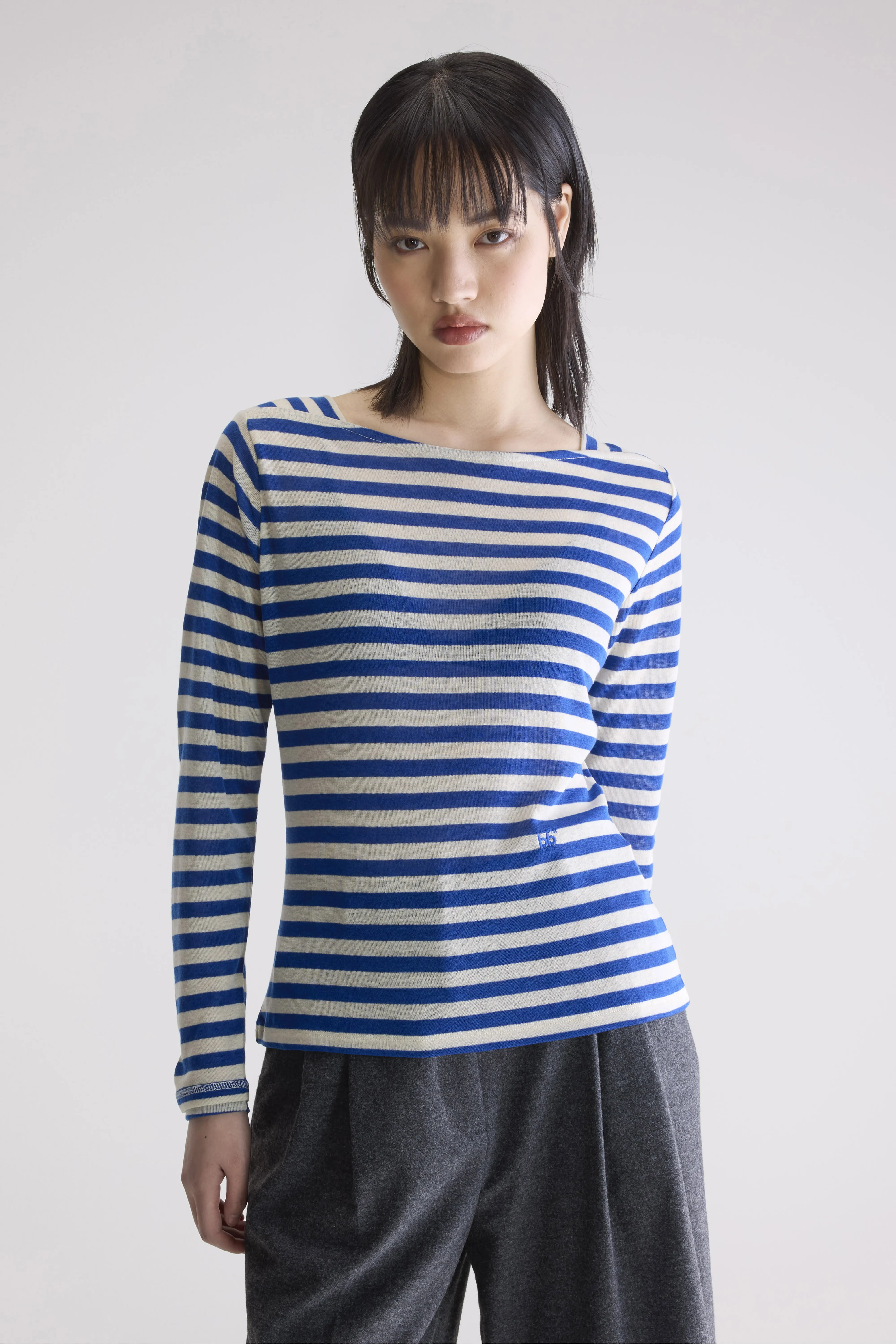 Veras fitted t-shirt (252 / W / STRIPE A) - Image 2