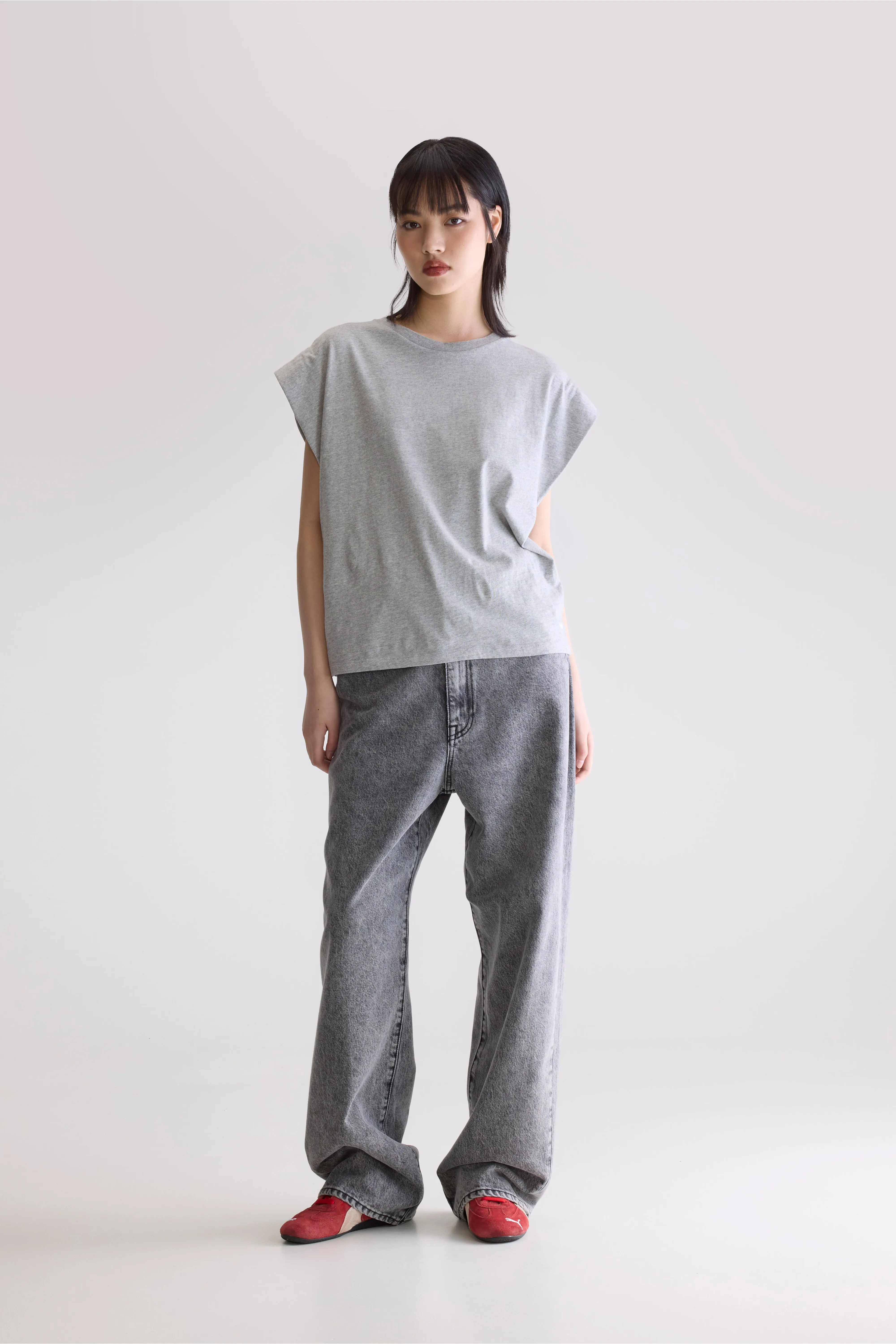 Vice crew-neck t-shirt (252 / W / H. GREY) - Image 3