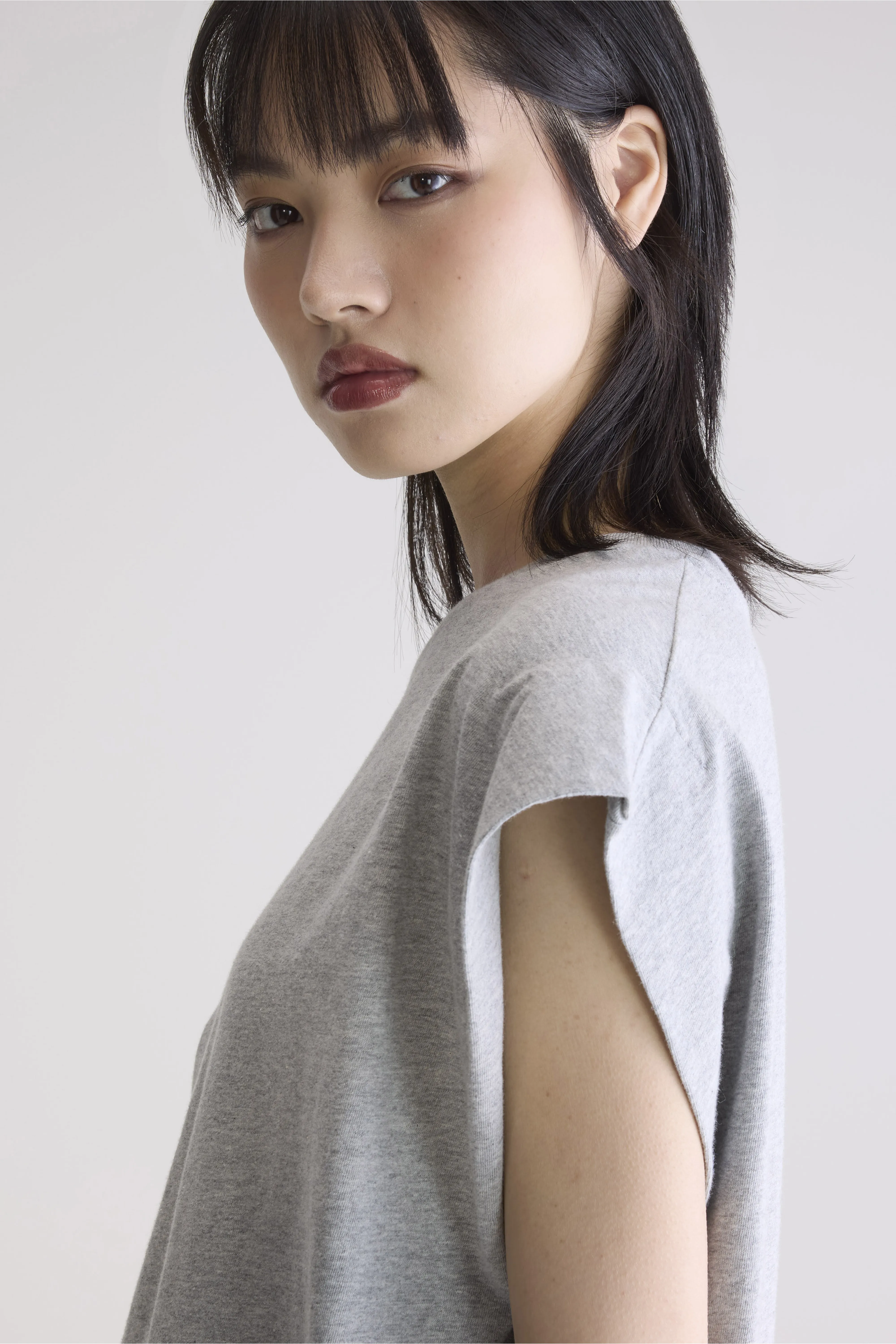 Vice crew-neck t-shirt (252 / W / H. GREY) - Image 5