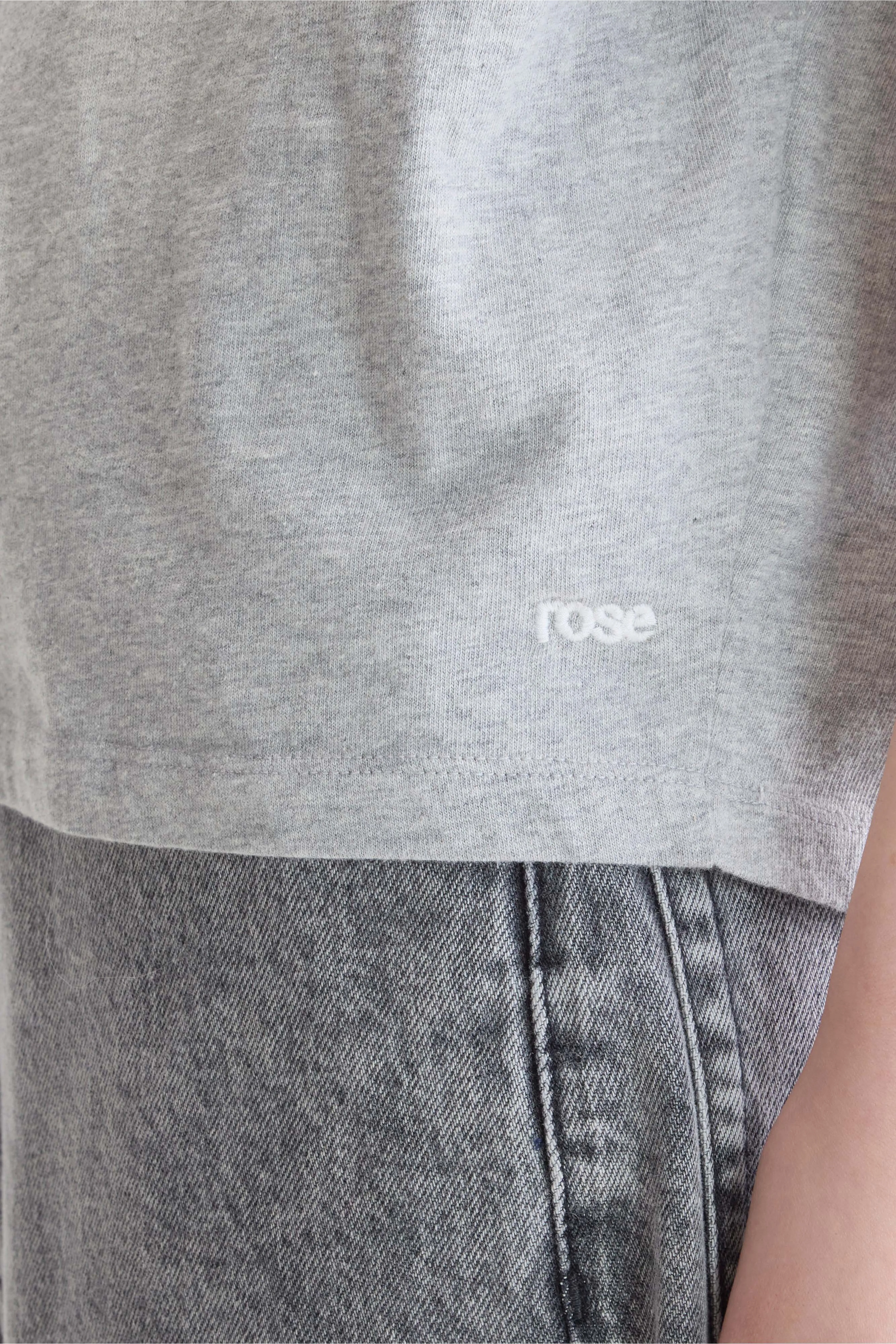 Vice crew-neck t-shirt (252 / W / H. GREY) - Image 6