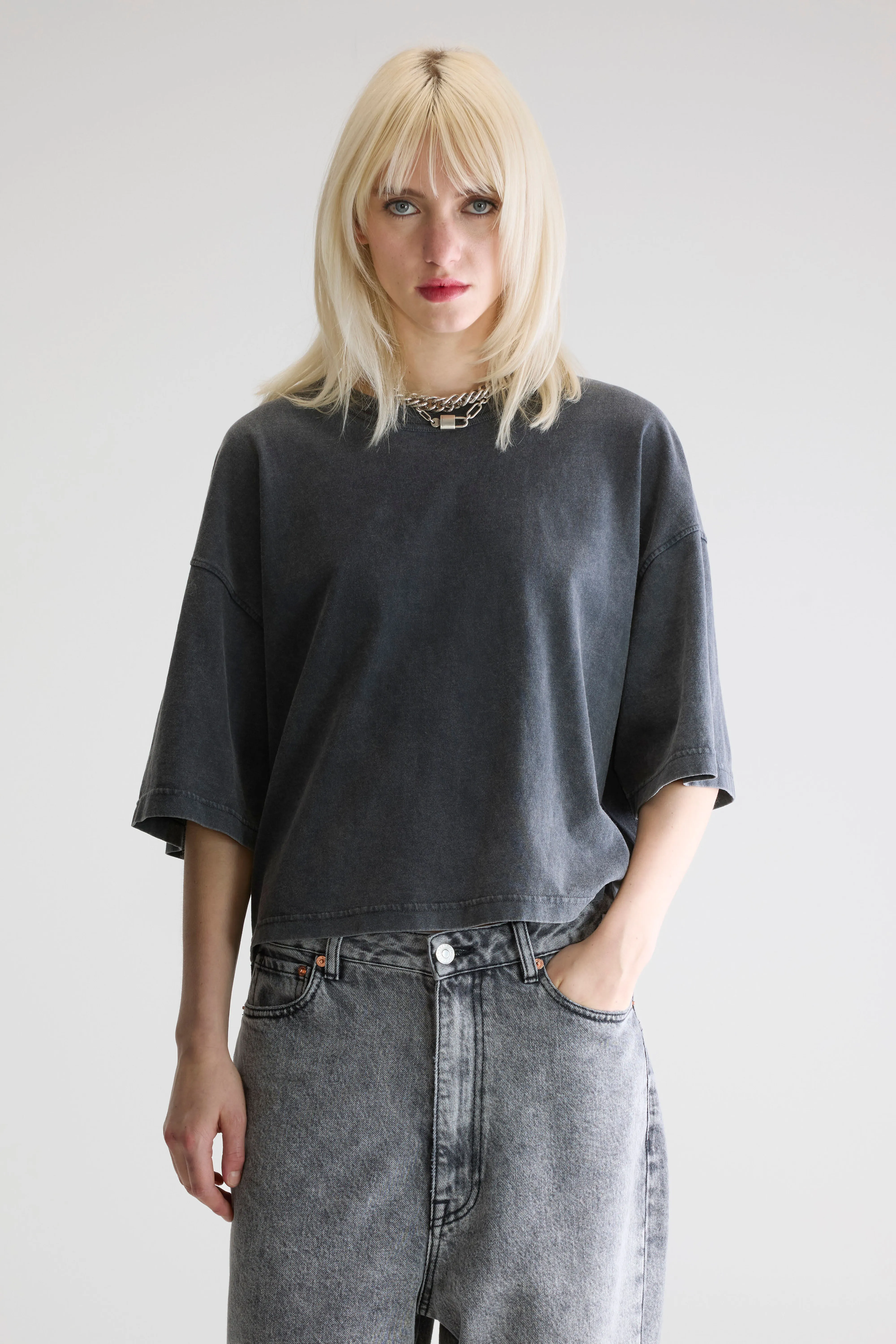 Voss short-sleeve t-shirt (252 / W / BLACK SAND) - Image 2