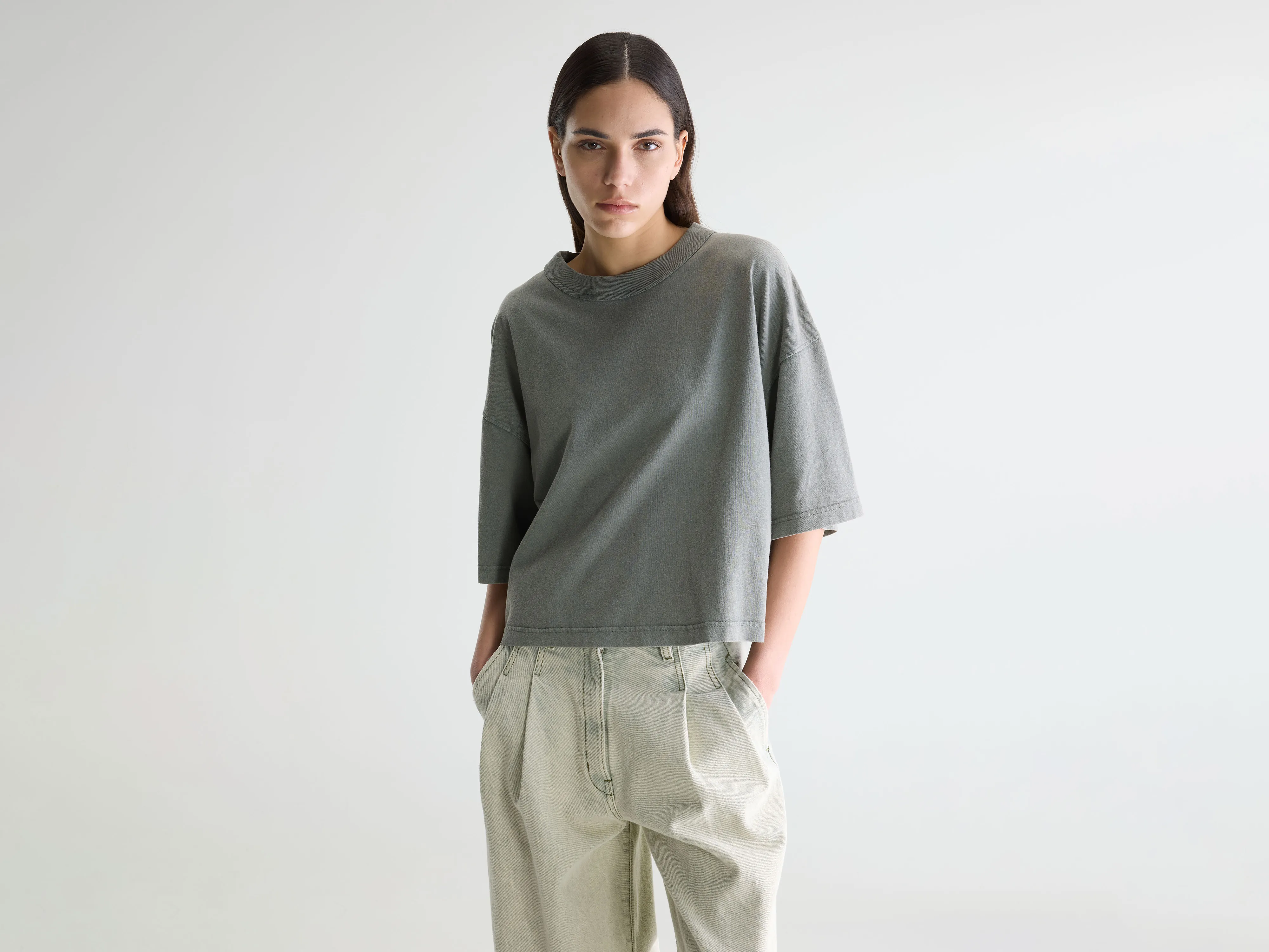 Voss short-sleeve t-shirt (261 / W / OXYD GREY)