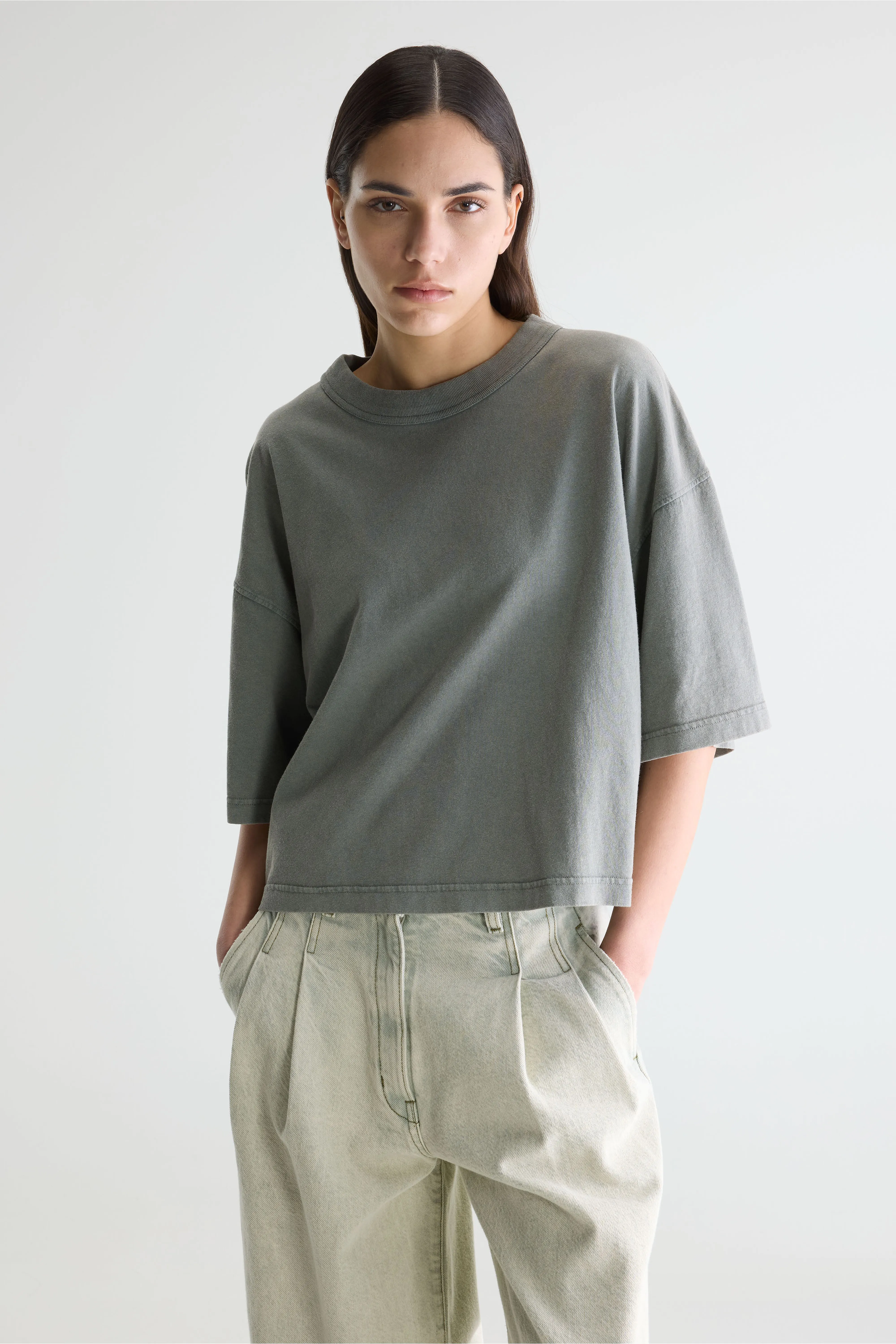 Voss short-sleeve t-shirt (261 / W / OXYD GREY) - Image 2