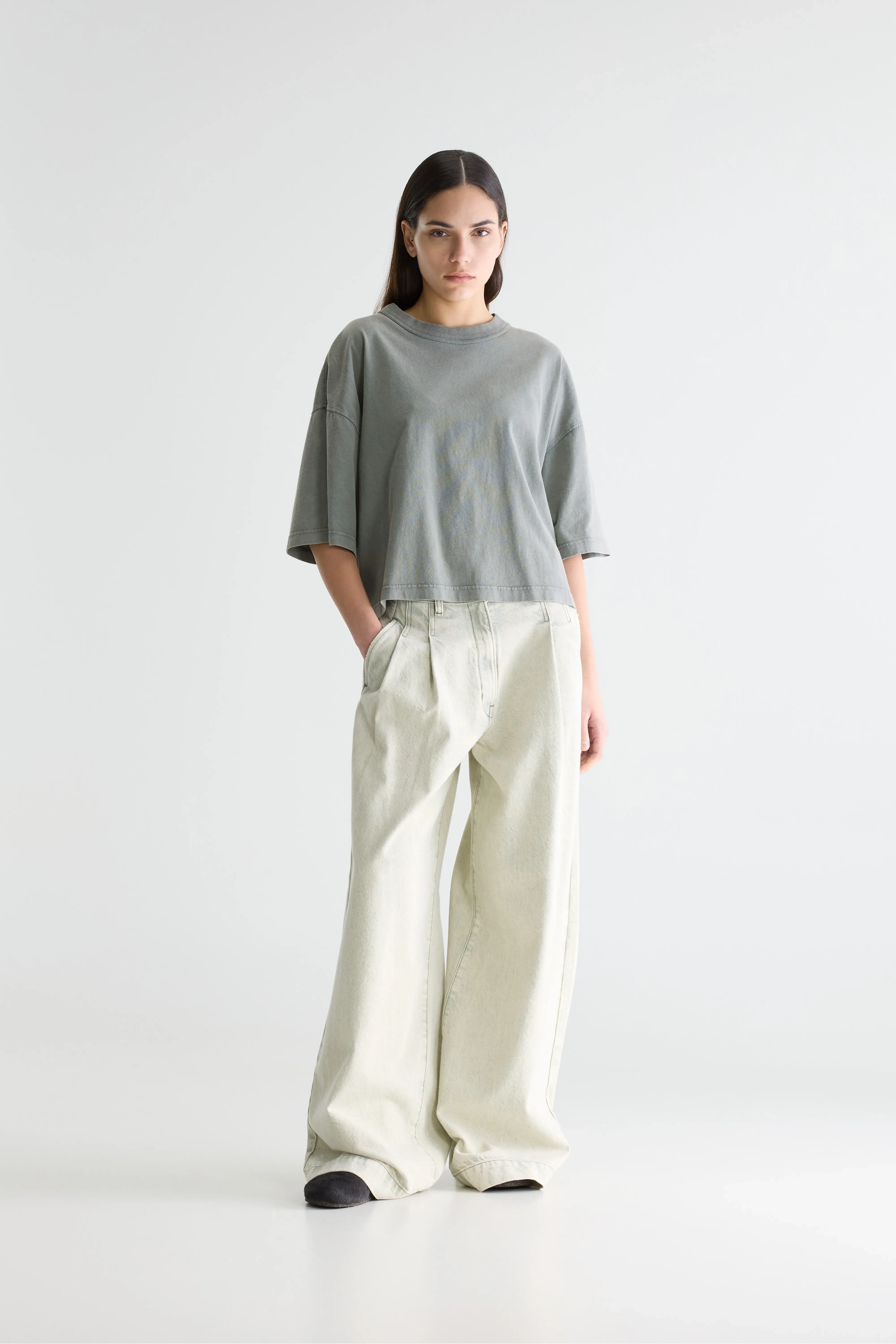 Voss short-sleeve t-shirt (261 / W / OXYD GREY) - Image 3